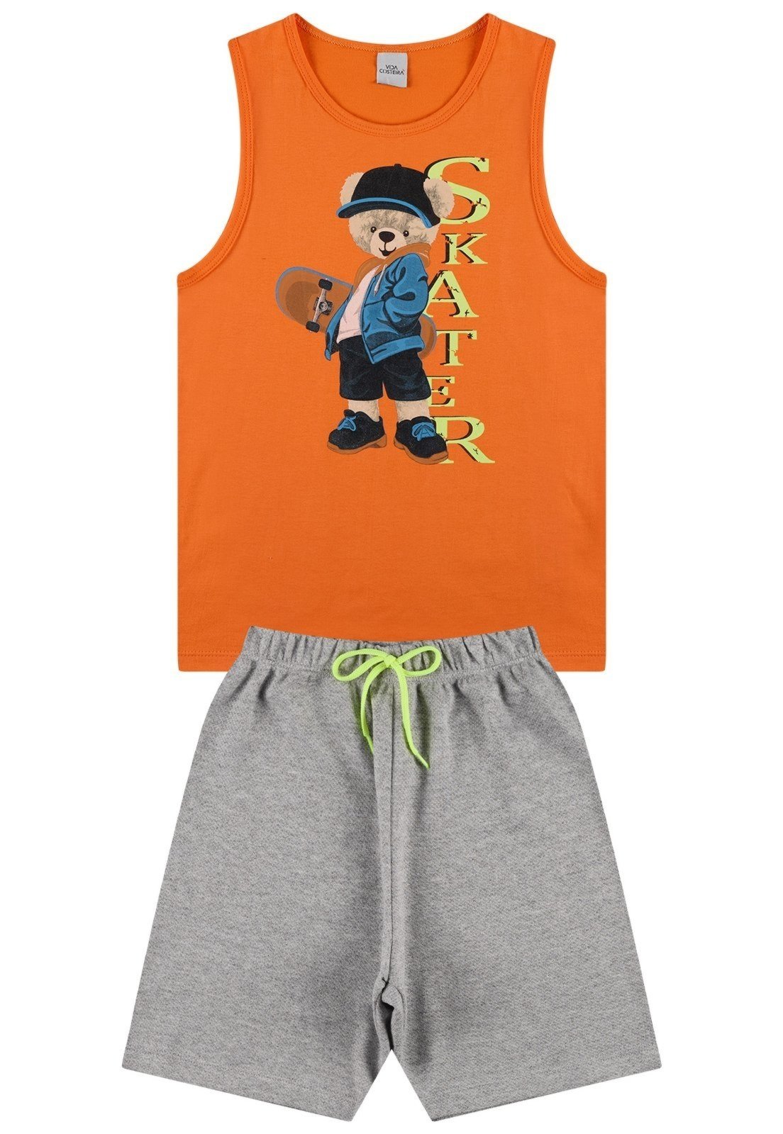 Vista 3 Infantil - Conjunto Regata Web Skater VIDA COSTEIRA branco VIDA COSTEIRA branco