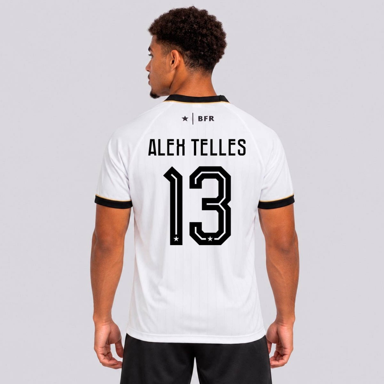 Camisa Botafogo Eixo Branca 13 Alex Telles