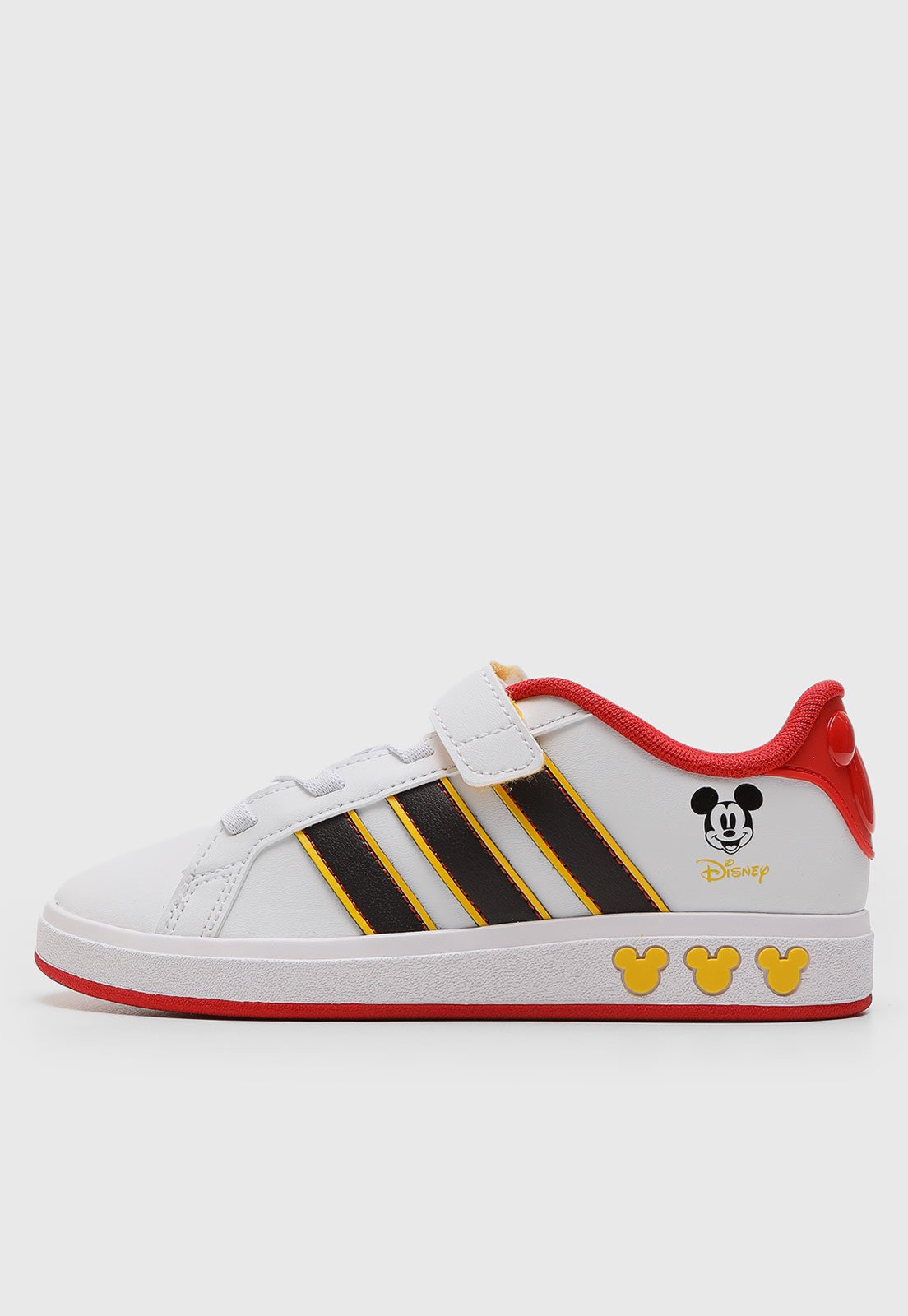 Vista 3 Infantil - Tênis Adidas Sportswear Disney Mickey Mouse branco adidas Sportswear branco