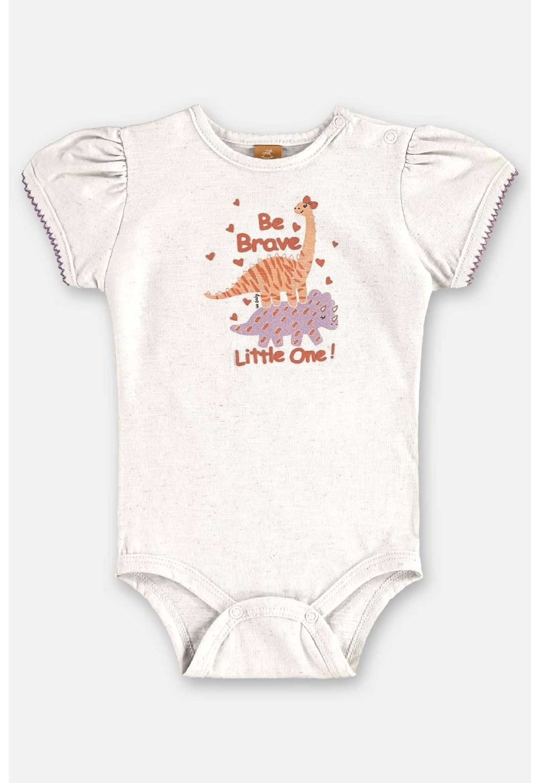 Vista 3 Infantil - Conjunto Dino para Menina Up Baby bege Up Baby bege