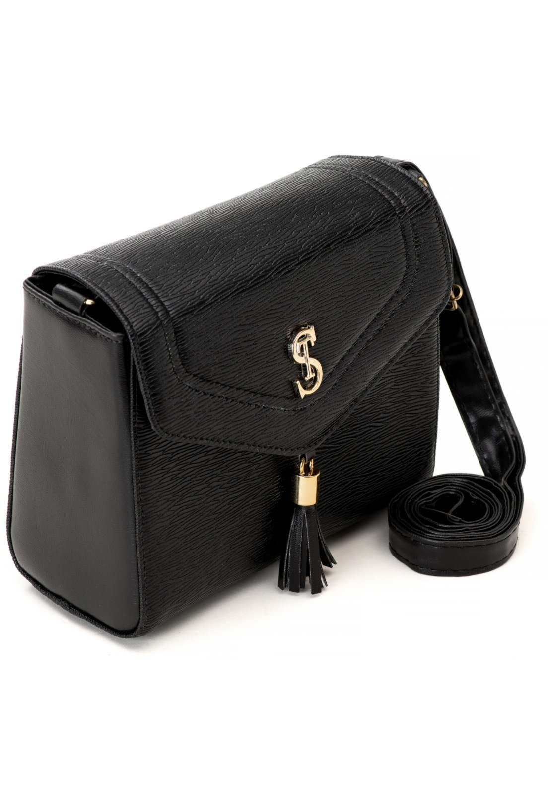 Bolsa Feminina Transversal E Lateral De Tampa Alça Com Regulagem Selten