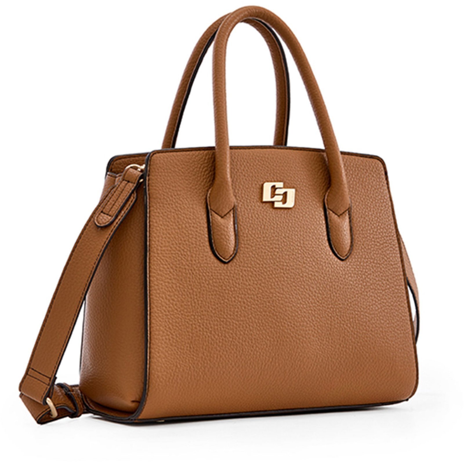 Vista 3 Bolsa Tote Colcci Iconic Ve25 Feminino marrom marrom