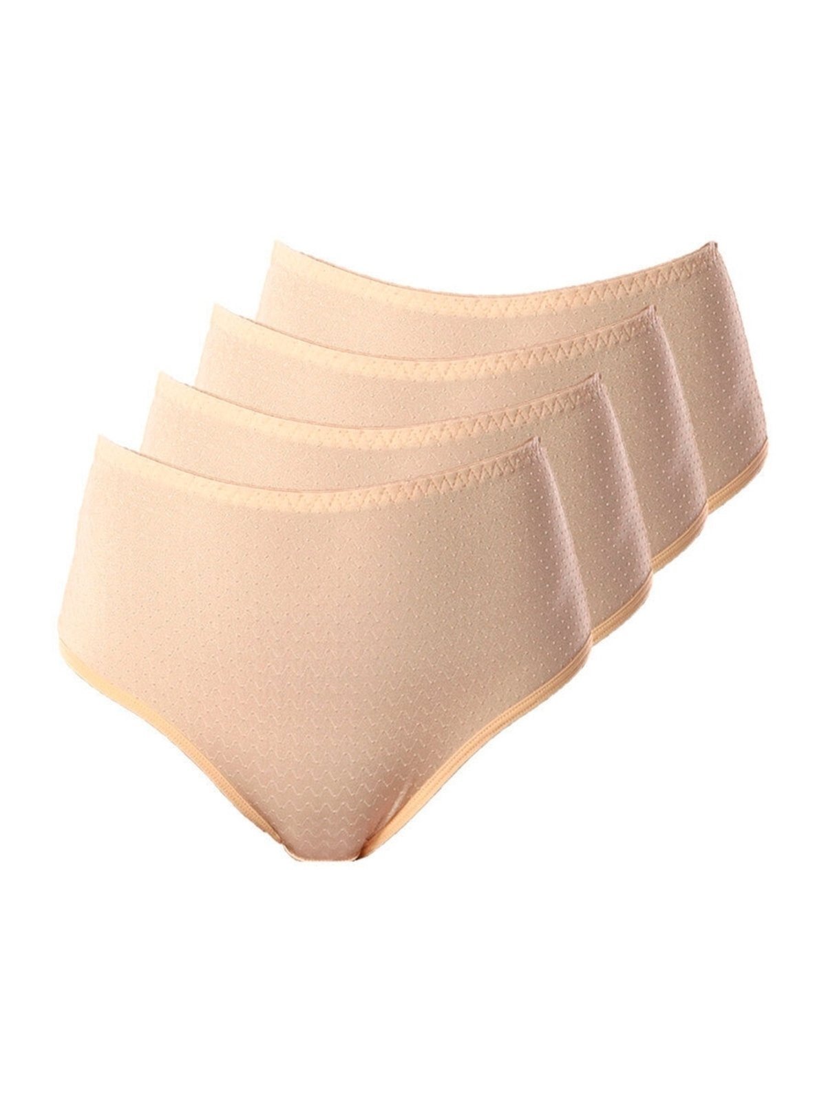 Kit com 4 Calcinhas Alta Nova Bibelô Demillus 57487 Amarelo