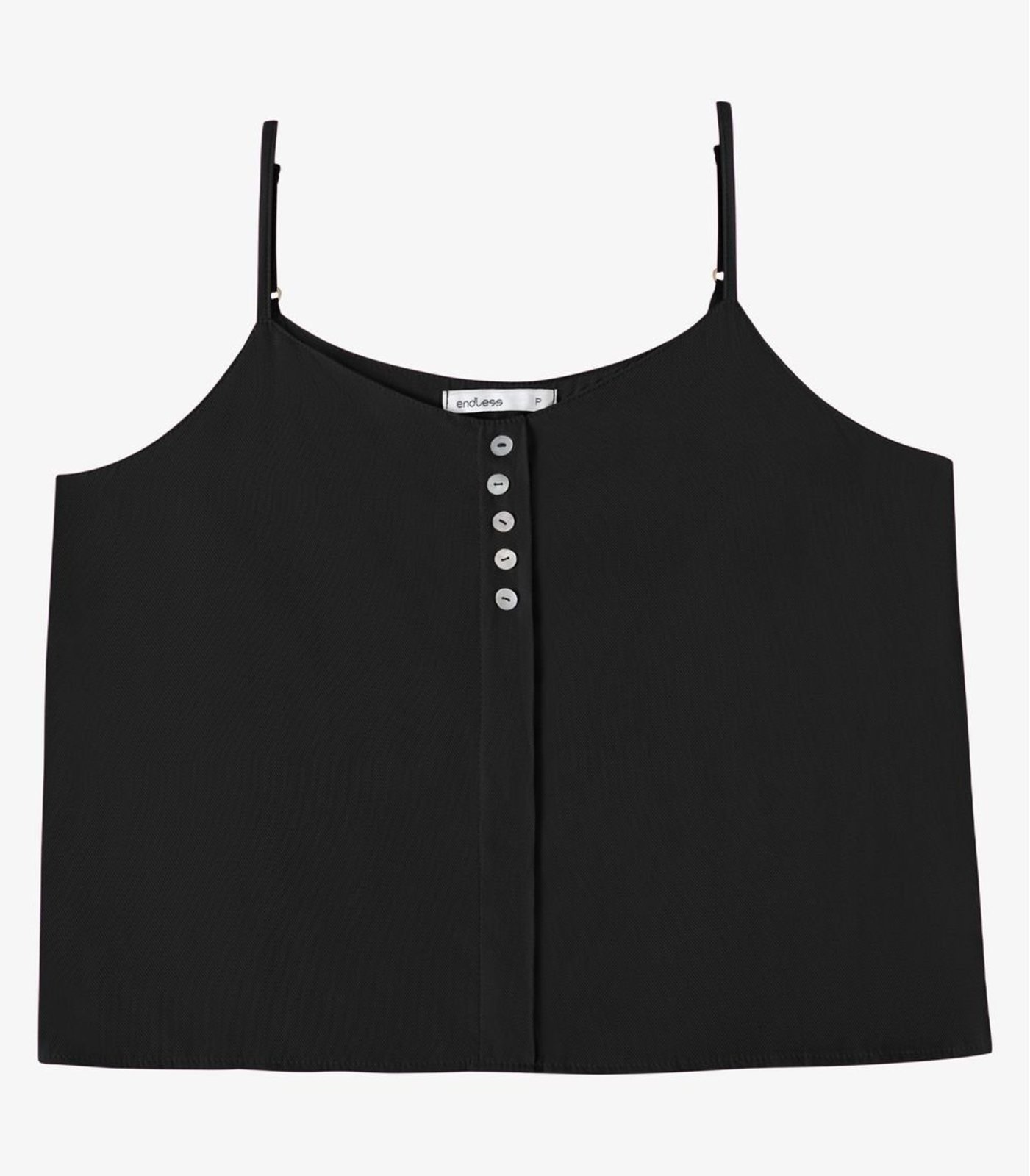 Blusa Feminina De Alça Decote Em V Endless Preto