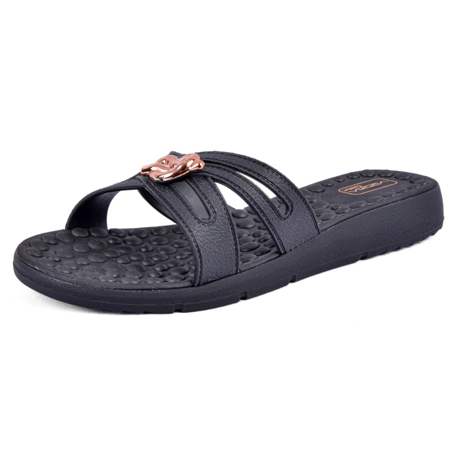 Chinelo Ortopédico Sandália Rasteira Mr Try Shoes Rasteirinha De Dedo Preto