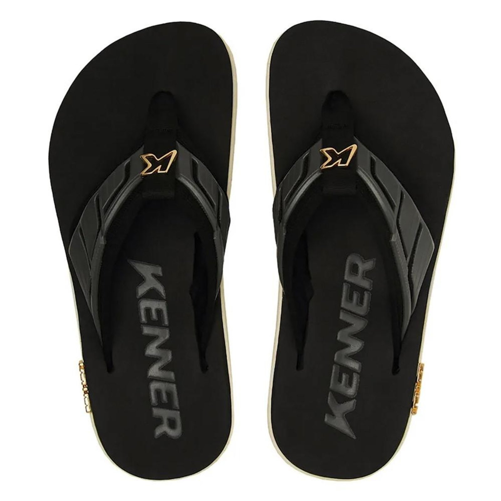 Sandália Kenner Masculina Kivah Full Force Preto