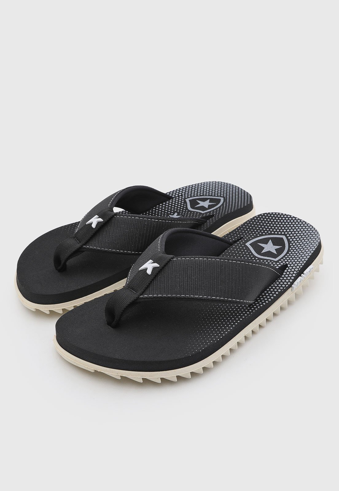 Chinelo Masculino Kenner Botafogo Kivah Preto