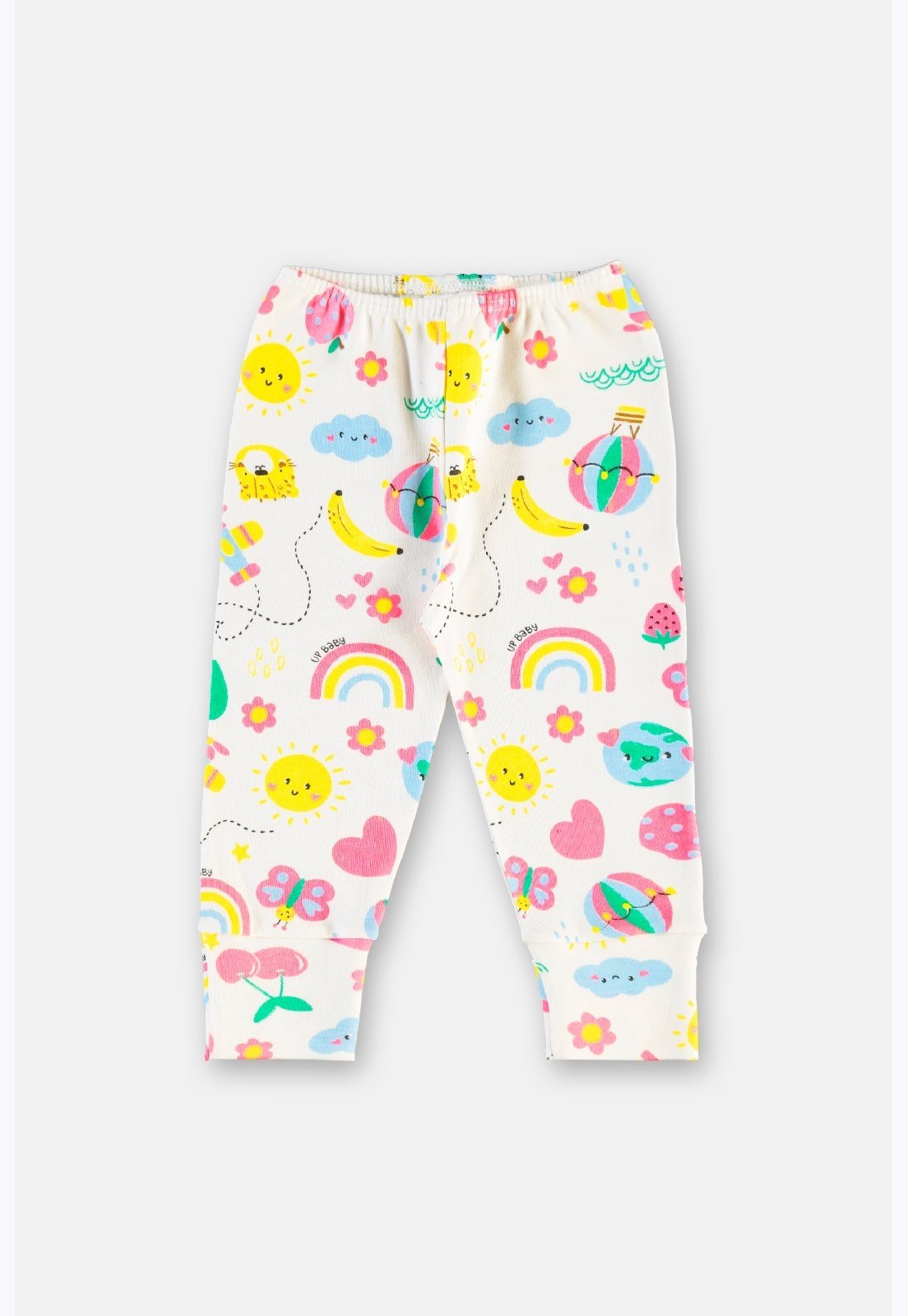 Infantil - Calça Menina em Suedine Up Baby Estampado