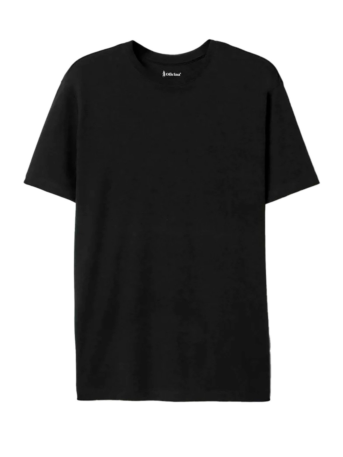 Camiseta Masculina Oficina Reserva Algodão Pima Premium Lisa Preto
