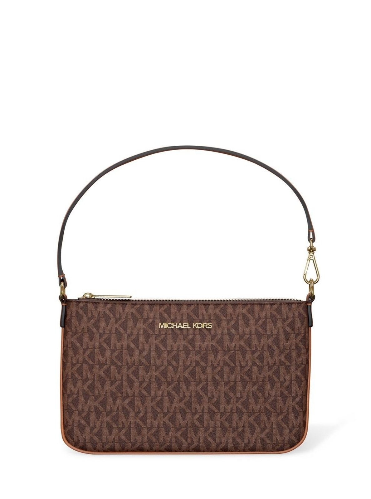 Vista 2 Bolsa Carteira Logo Pequena 35T4gtvw5v200 Michael Kors marrom