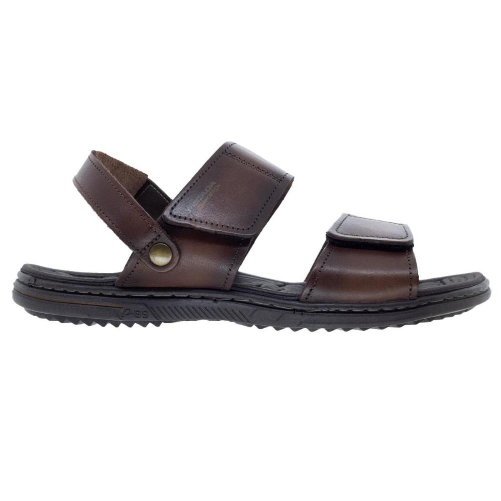 Sandália Masculina Pegada 133303 Couro Pinhao