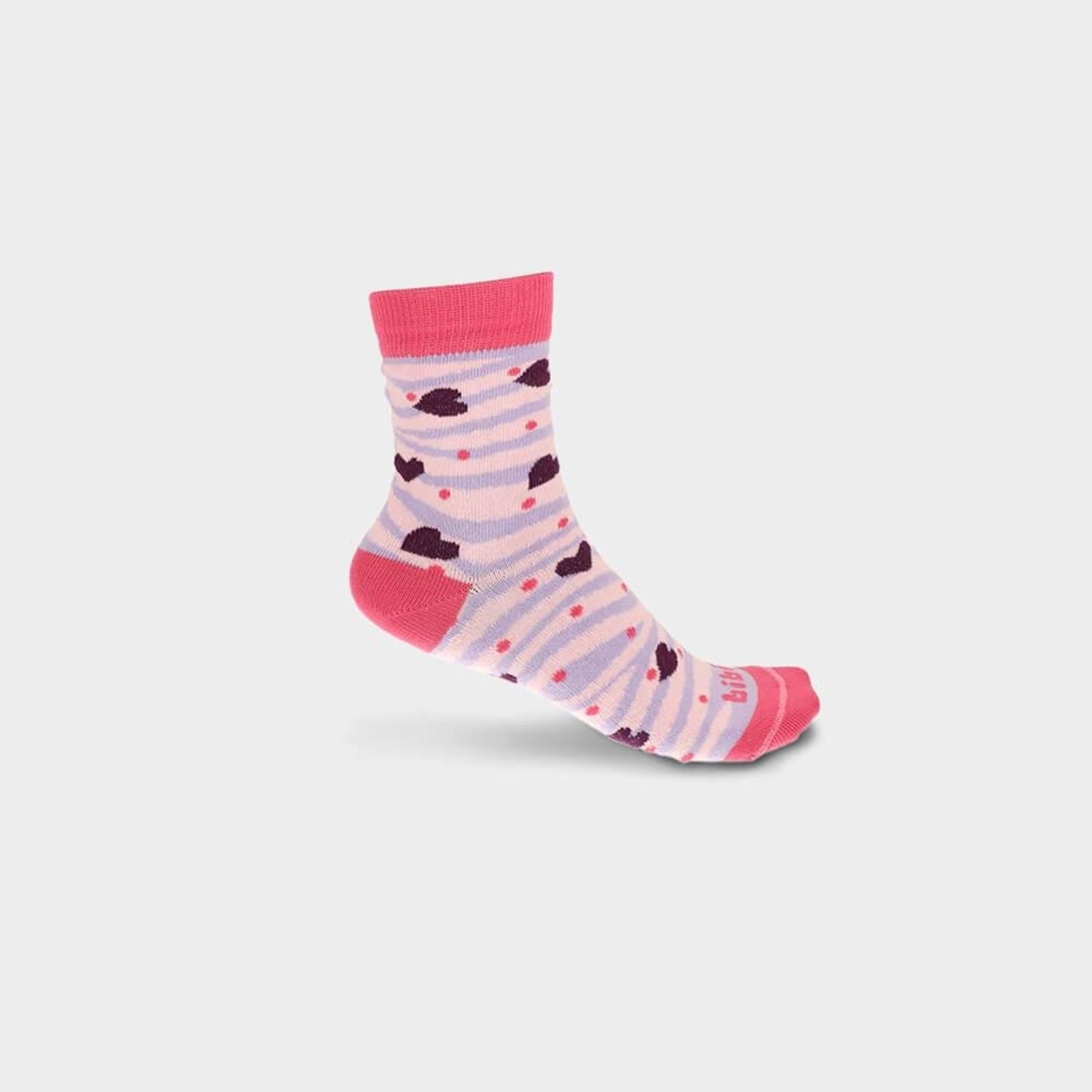 Infantil - Kit de Meias Bibi Mini Brancas e Corações 19/22