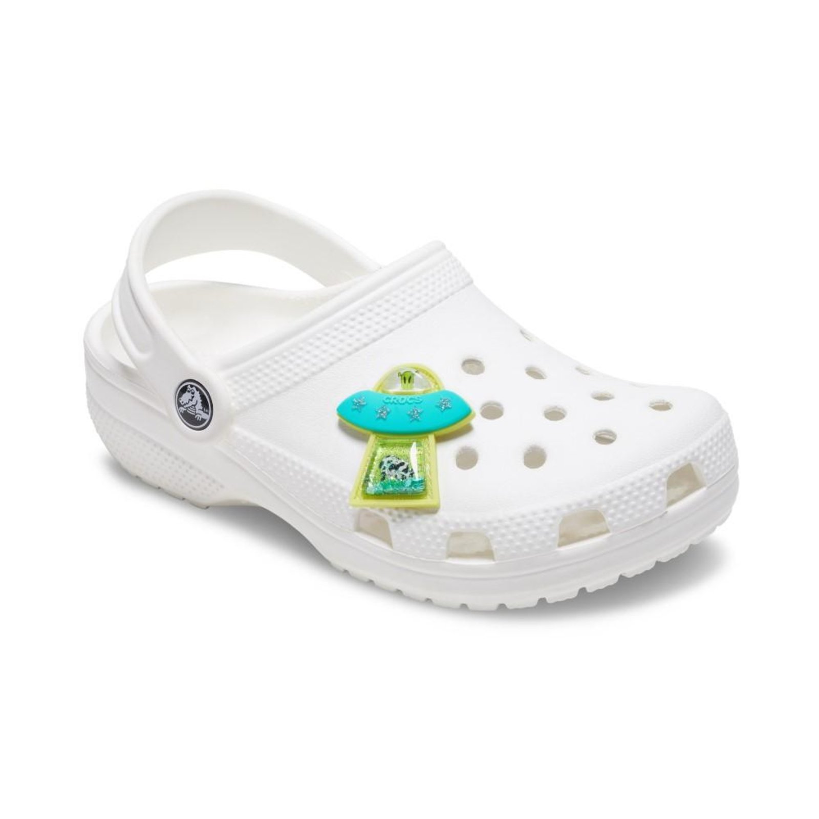 Vista 3 Infantil - Jibbitz™ Alien Com Raio de Vaca UNICO Crocs branco