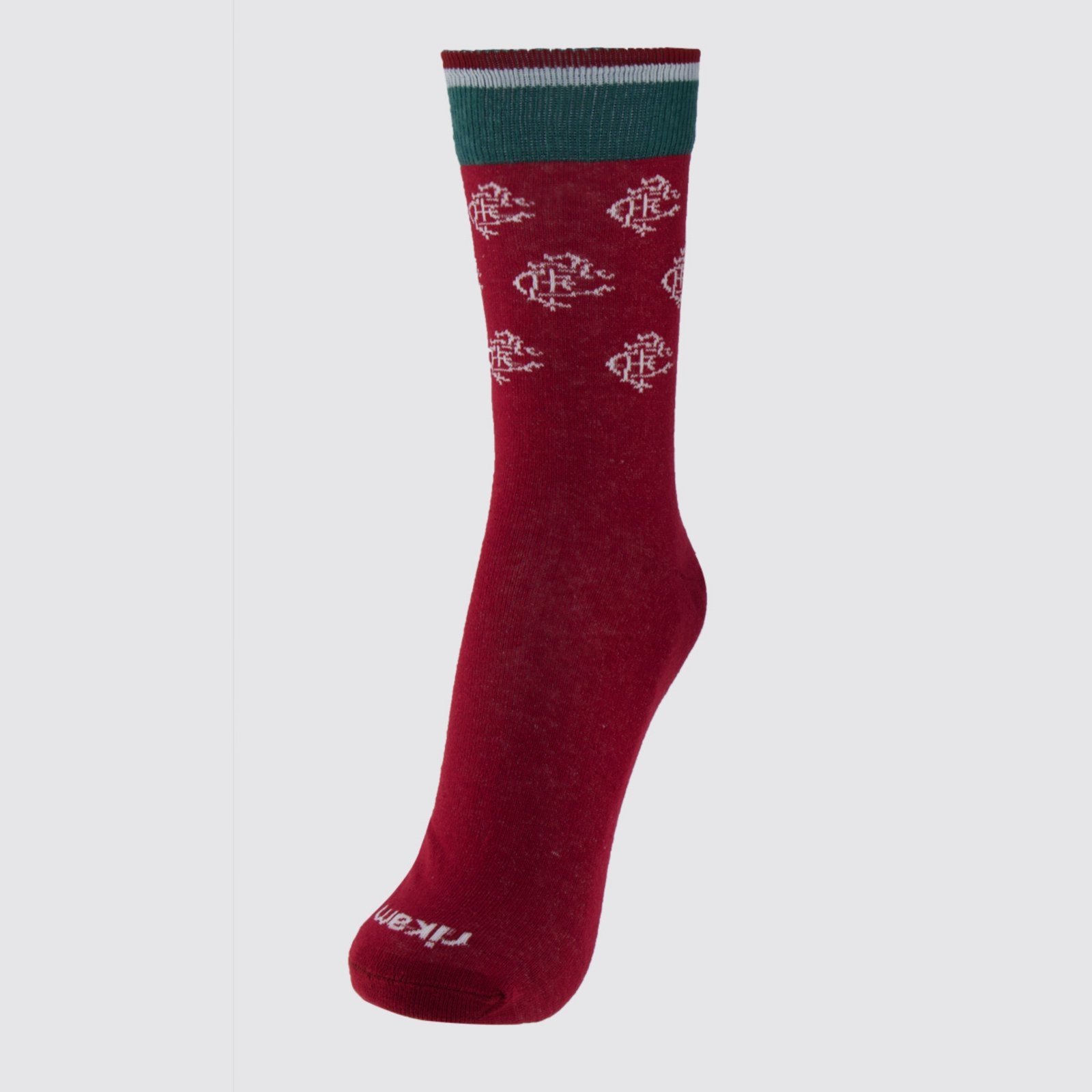 Meia Fluminense Casual Bordô
