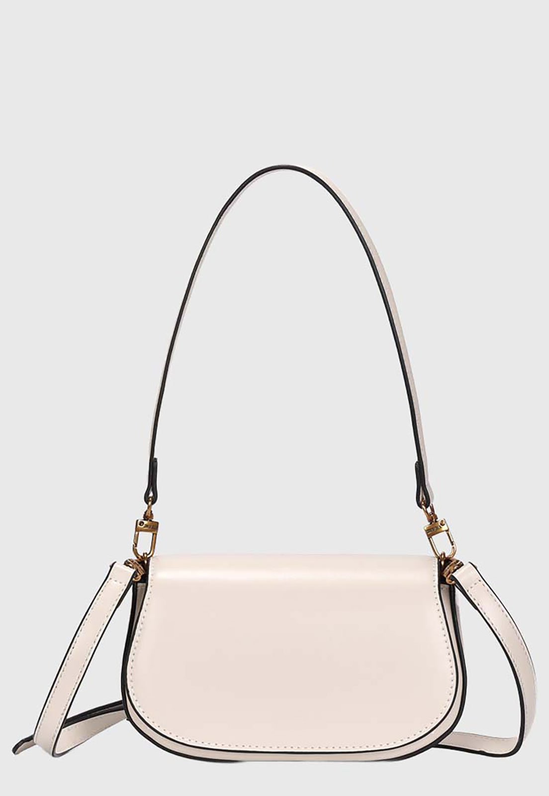 Bolsa Feminina Santa Lolla Pequena Estruturada Off-white