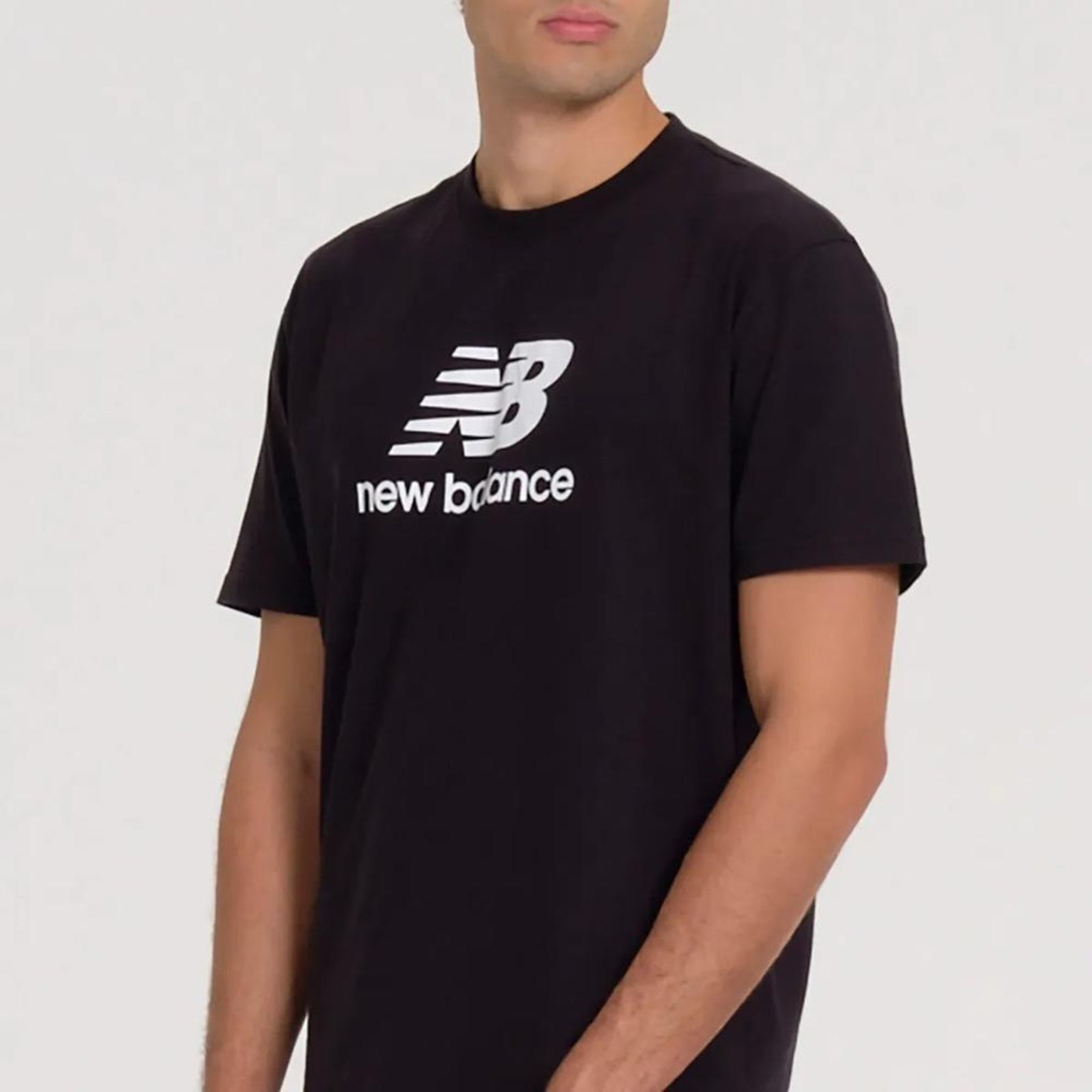 Camiseta Masculina New Balance Big Logo 1177510 Preto EG2