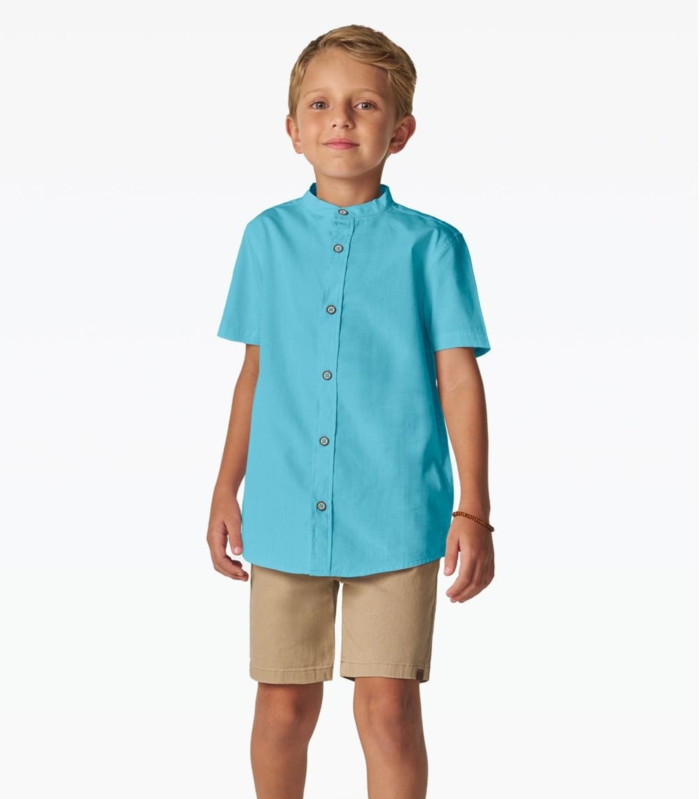 Infantil - Conjunto Camisa com Bermuda Trick Nick Azul
