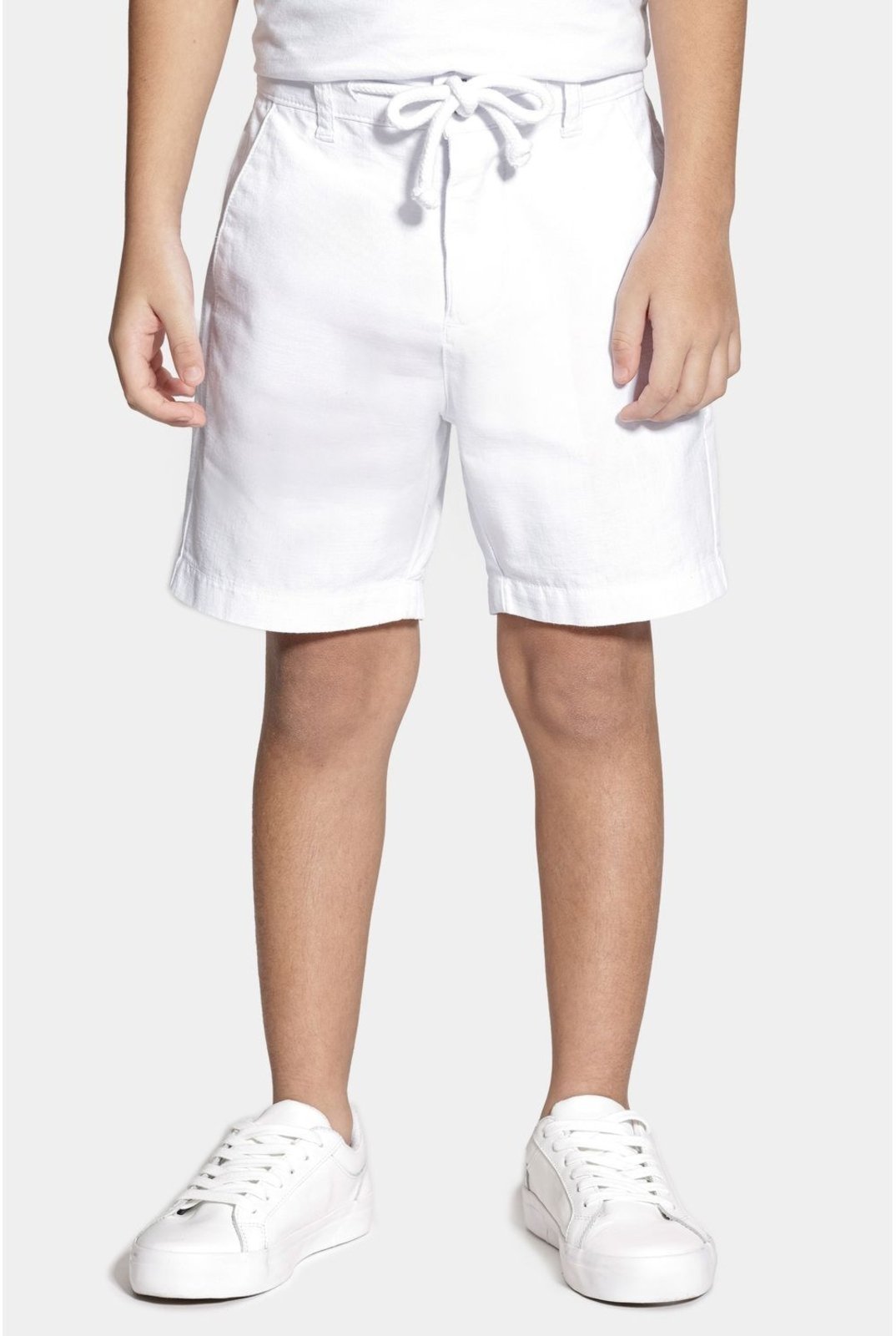 Infantil – Bermuda Aramis Chinho Flamê Colors Cordão Branco