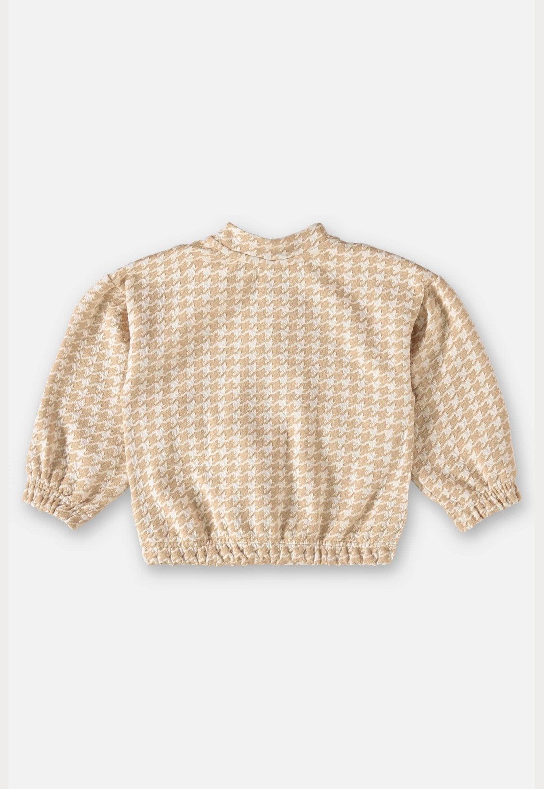Vista 3 Infantil - Jaqueta Xadrez Menina Up Baby bege Up Baby bege