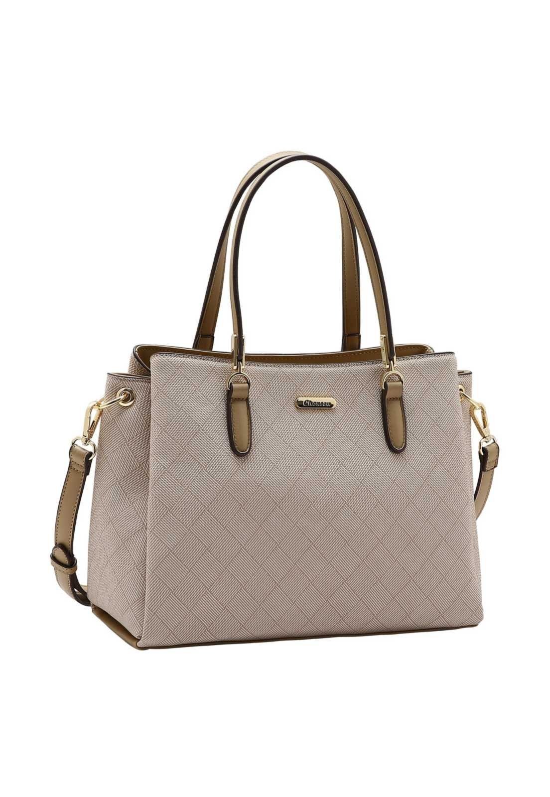 Bolsa Feminina Chenson Mão Minimalista 3485967 Bege