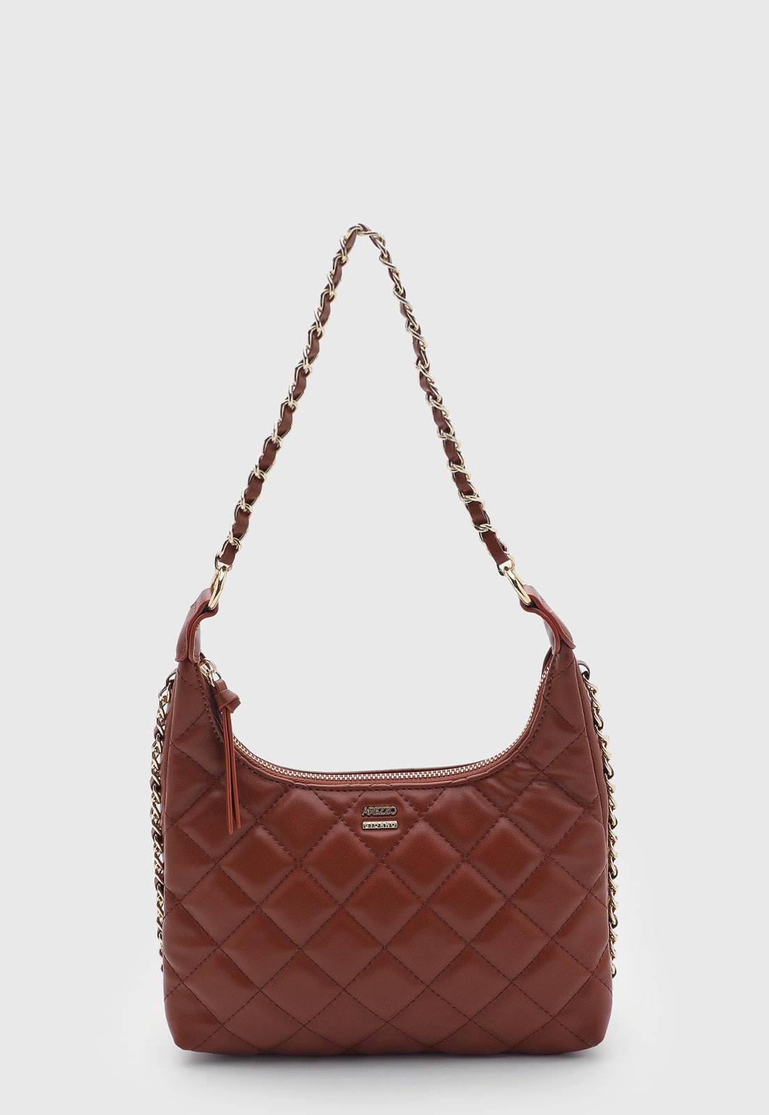 Bolsa Feminina Arezzo Matelassê Marrom