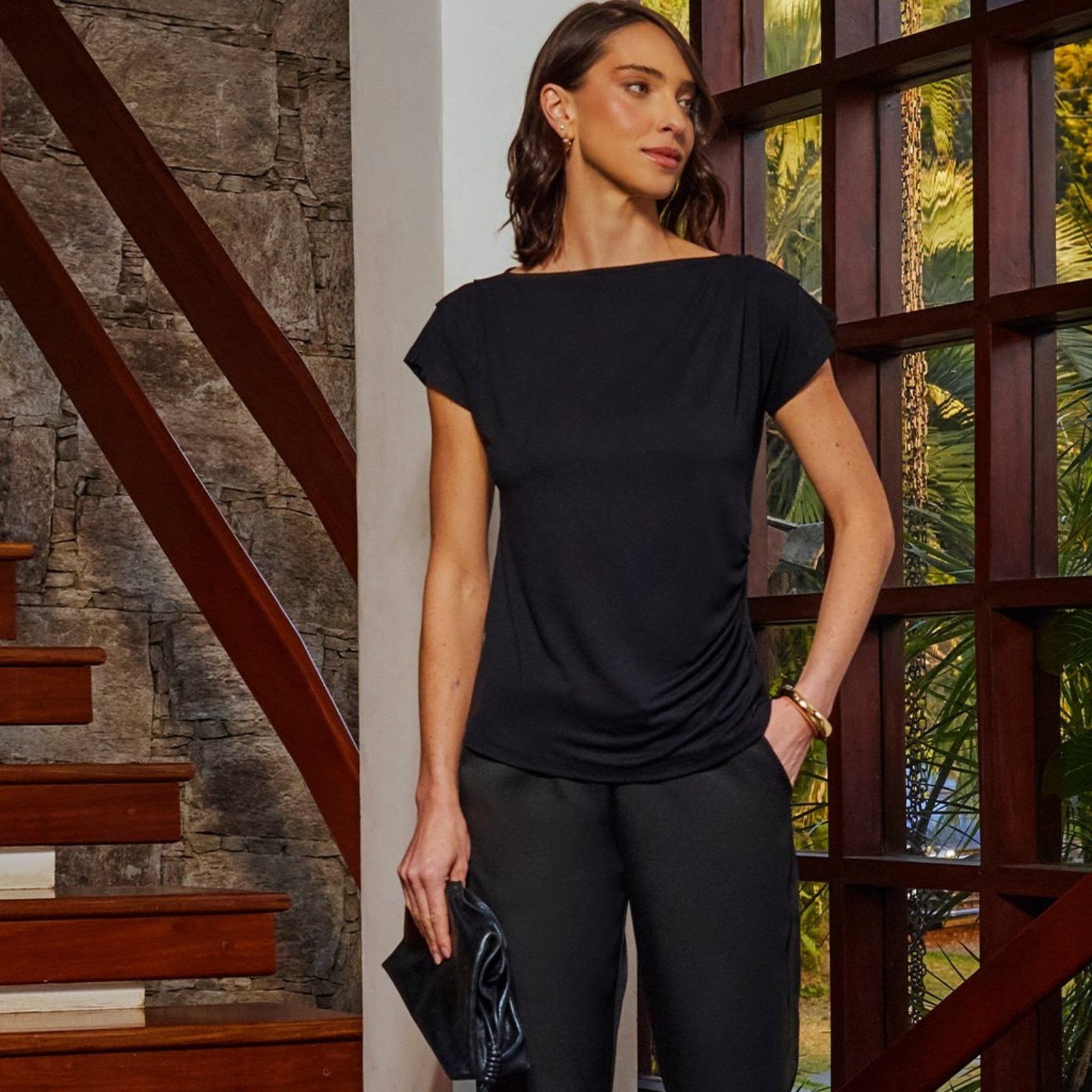 Blusa Bianca – Detalhe franzido – 1972