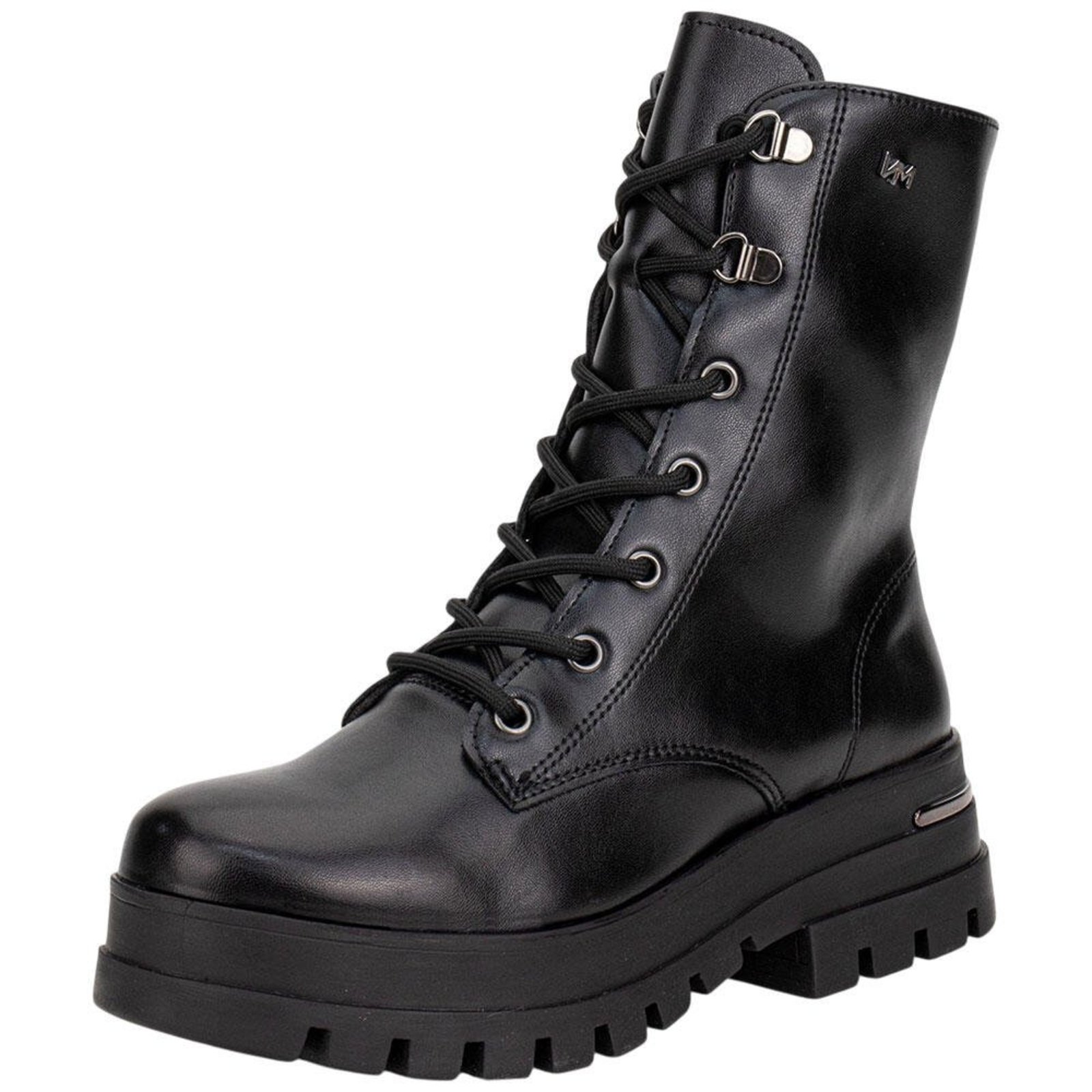 Bota Feminina Coturno Via Marte 007014 5837014 Preto