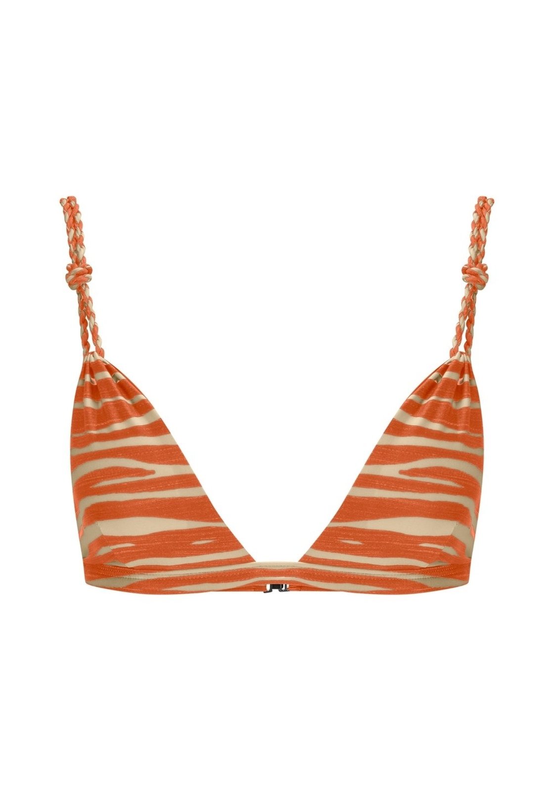 Top Biquíni Triângulo com Estampa Animal Print