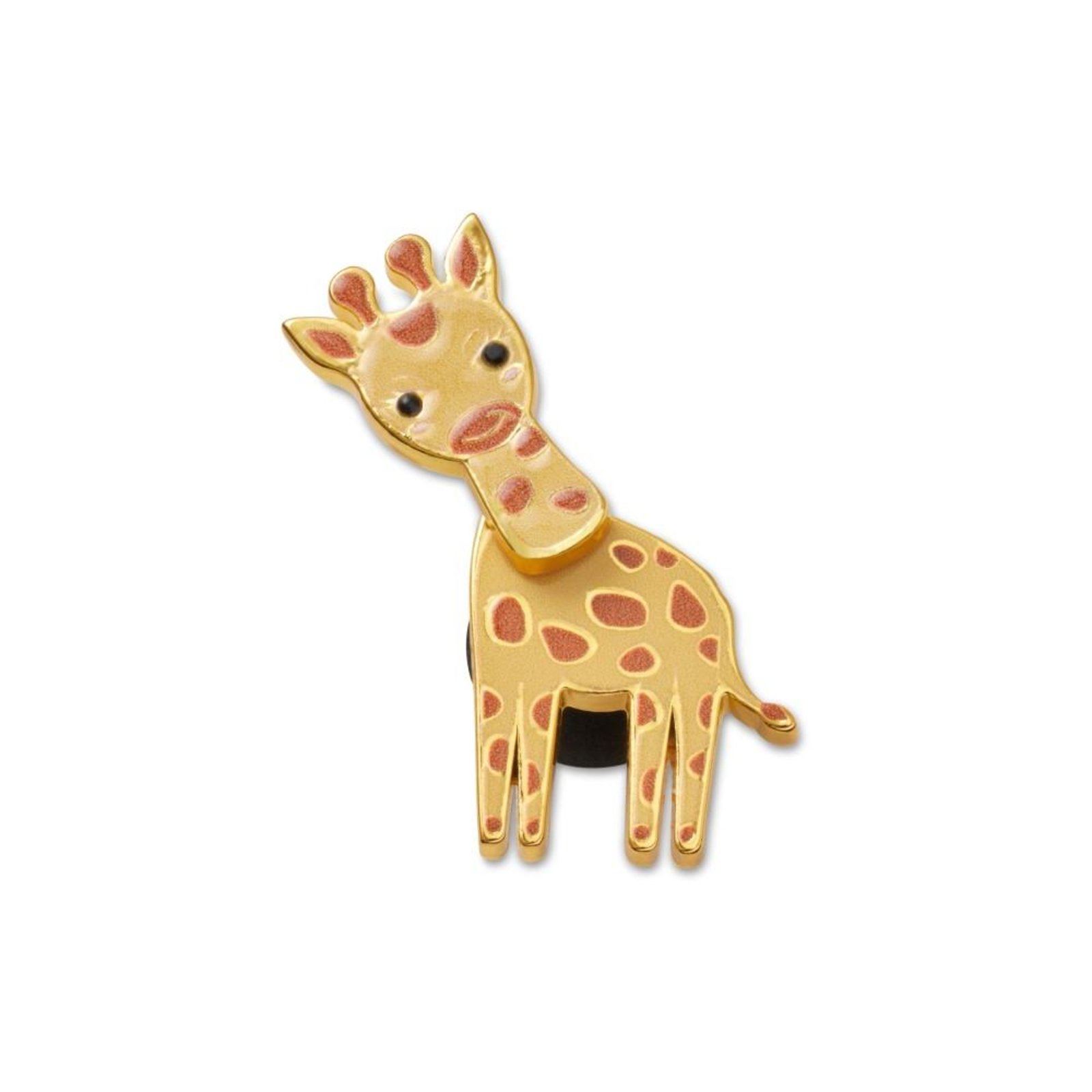 Vista 2 Infantil - Jibbitz™ Girafa Dourada UNICO Crocs branco Crocs branco