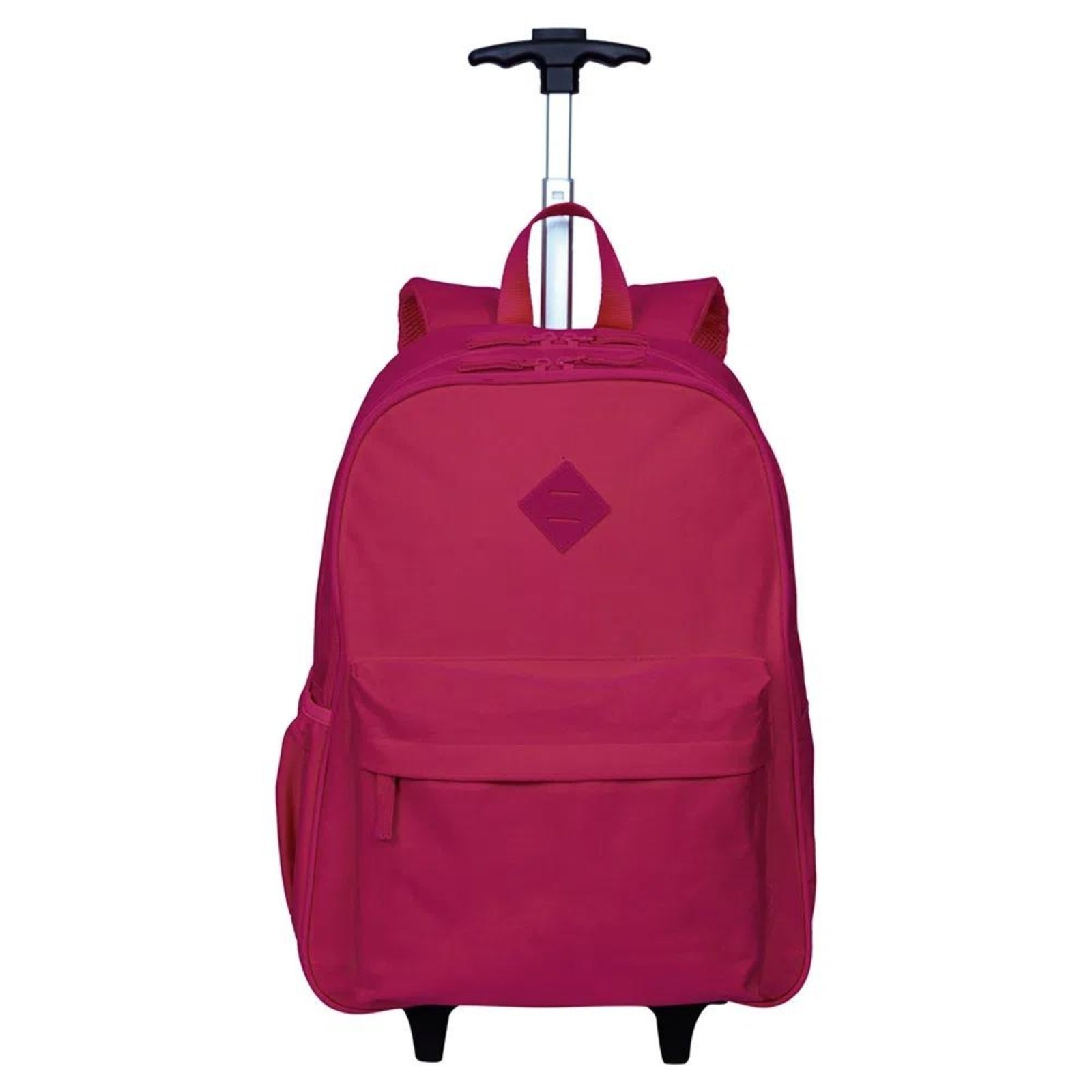 Vista 2 Infantil - Mochila Sestini Com Rodinha Externo Rolling Crinkle Pink incolor pink Sestini incolor pink
