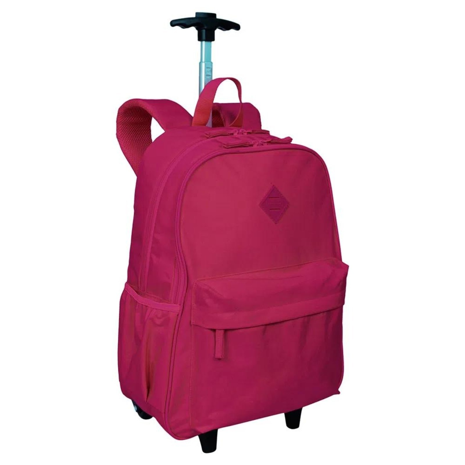 Vista 3 Infantil - Mochila Sestini Com Rodinha Externo Rolling Crinkle Pink incolor pink Sestini incolor pink