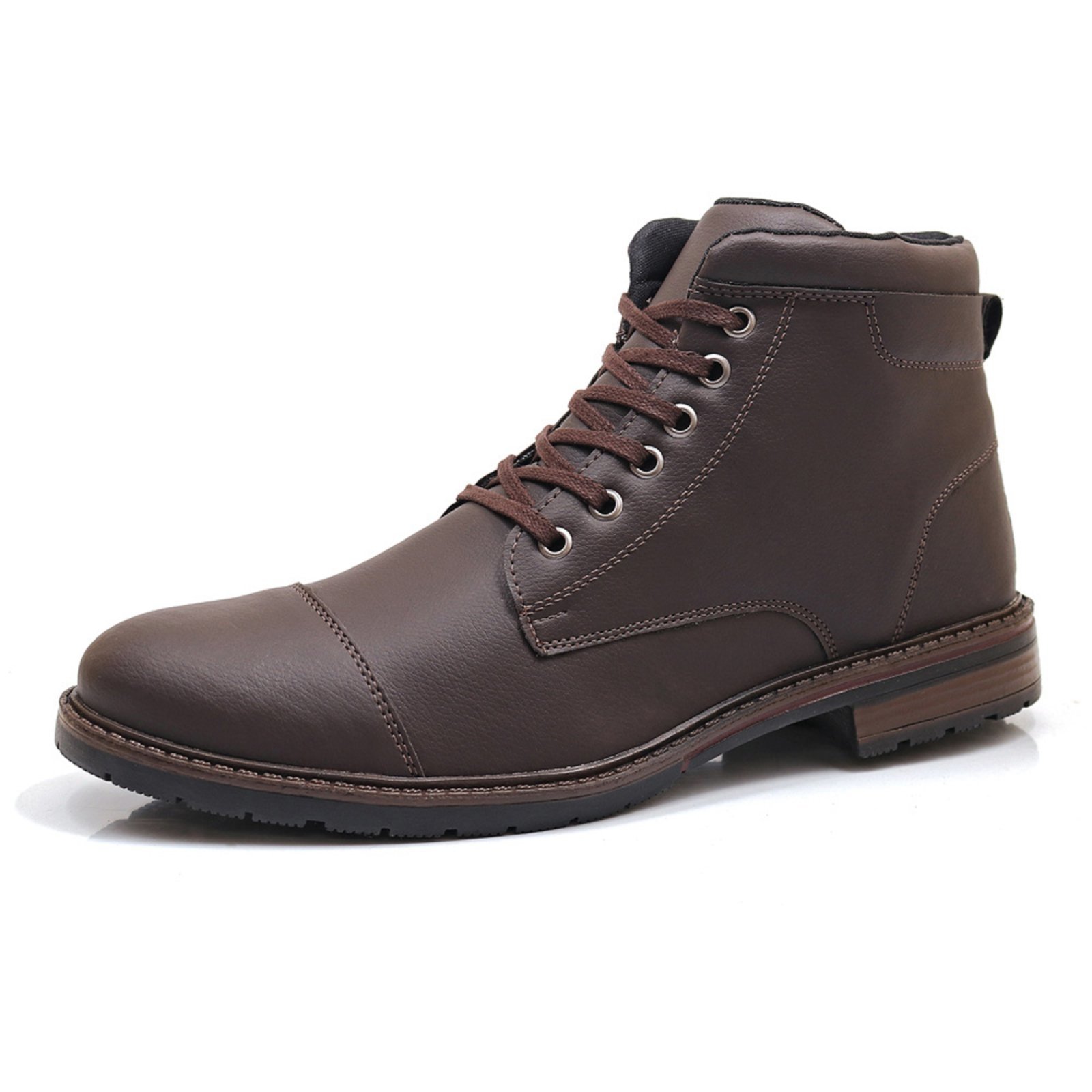 Bota Masculina Casual Confortavel Bredeni Coturno Marrom