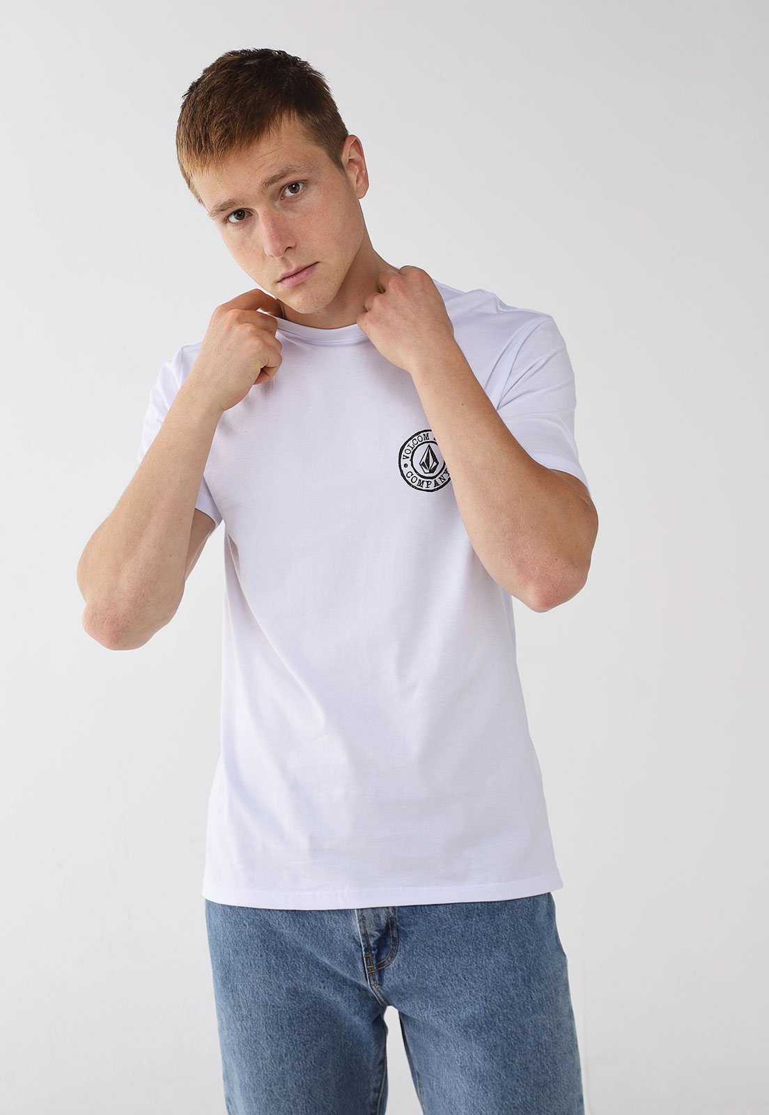 Camiseta Volcom Silk Difuse Branca