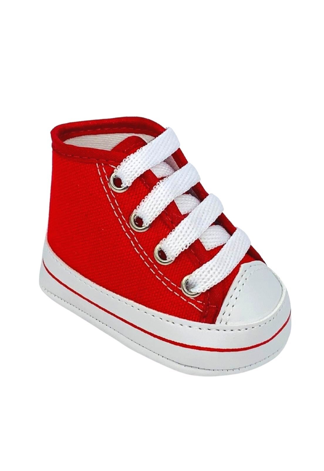 Infantil – Sapatinho De Cano Alto Direto Da Fabrica T20 Vermelho