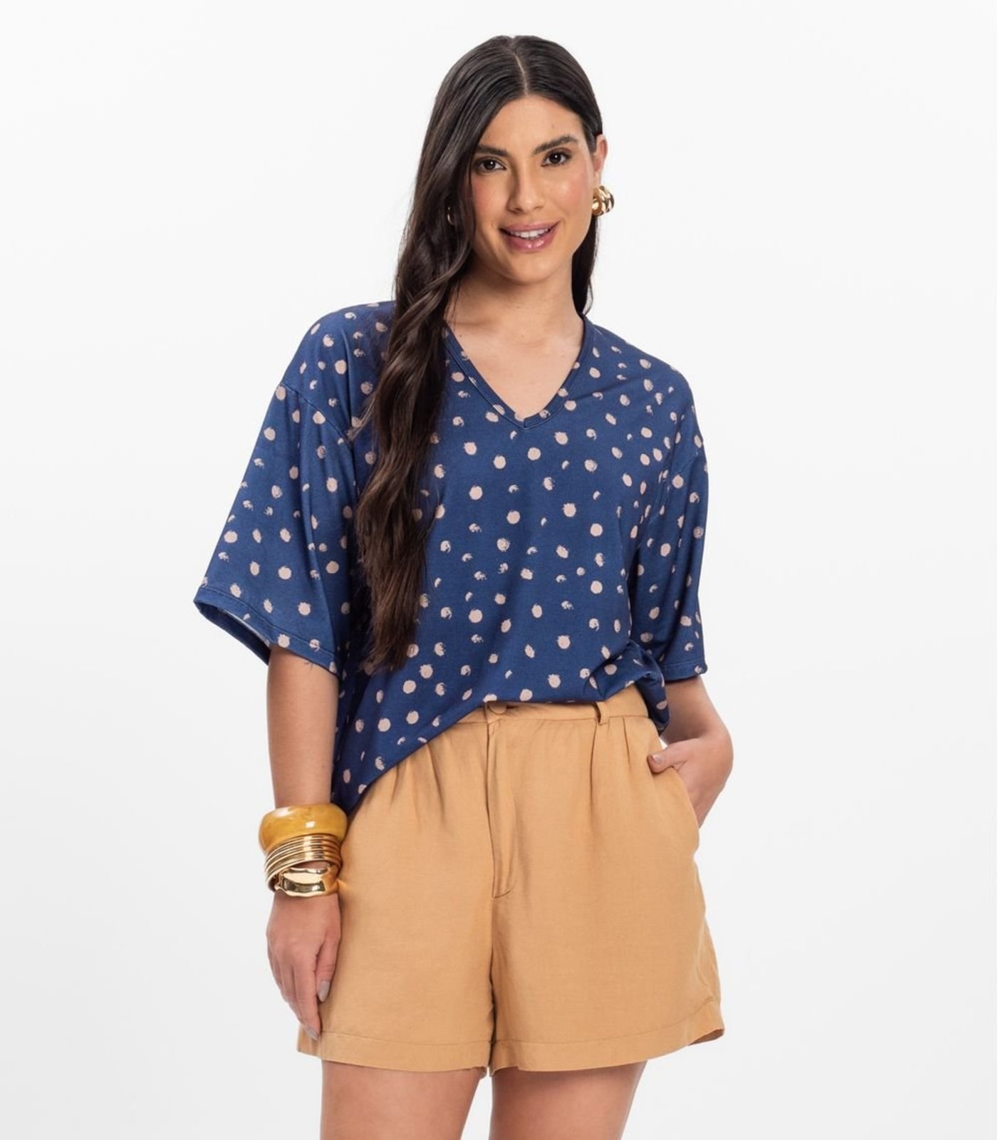Blusa Feminina Devote V Infinita Cor Roxo