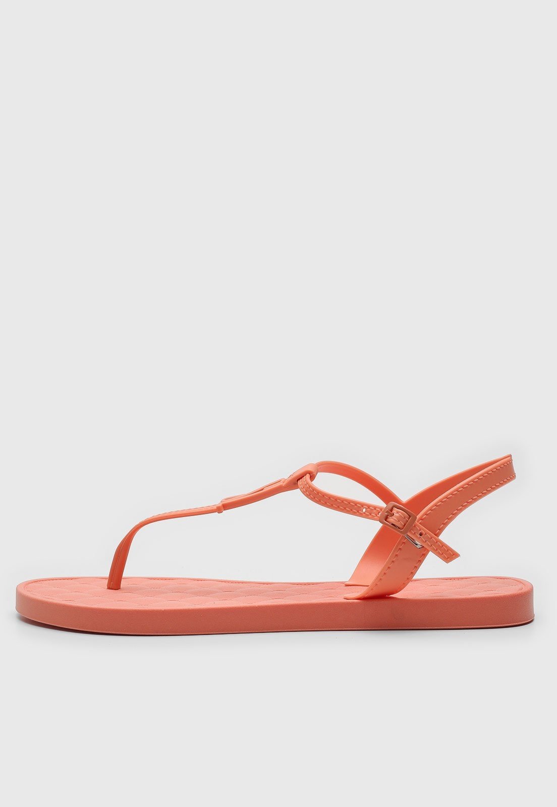 Rasteira Santa Lolla Logo Coral
