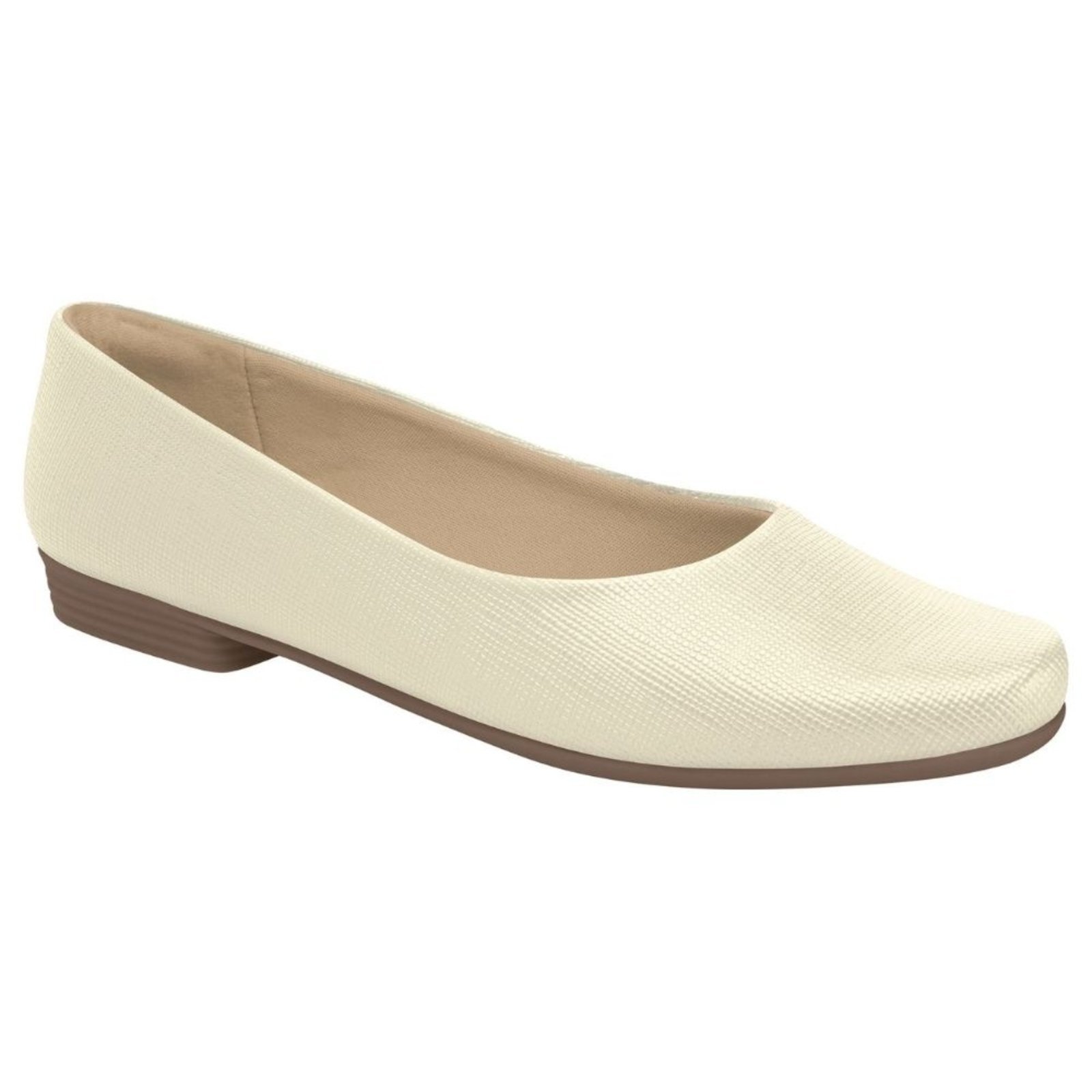 Sapatilha Feminina Raquel Off White Piccadilly 250115-596