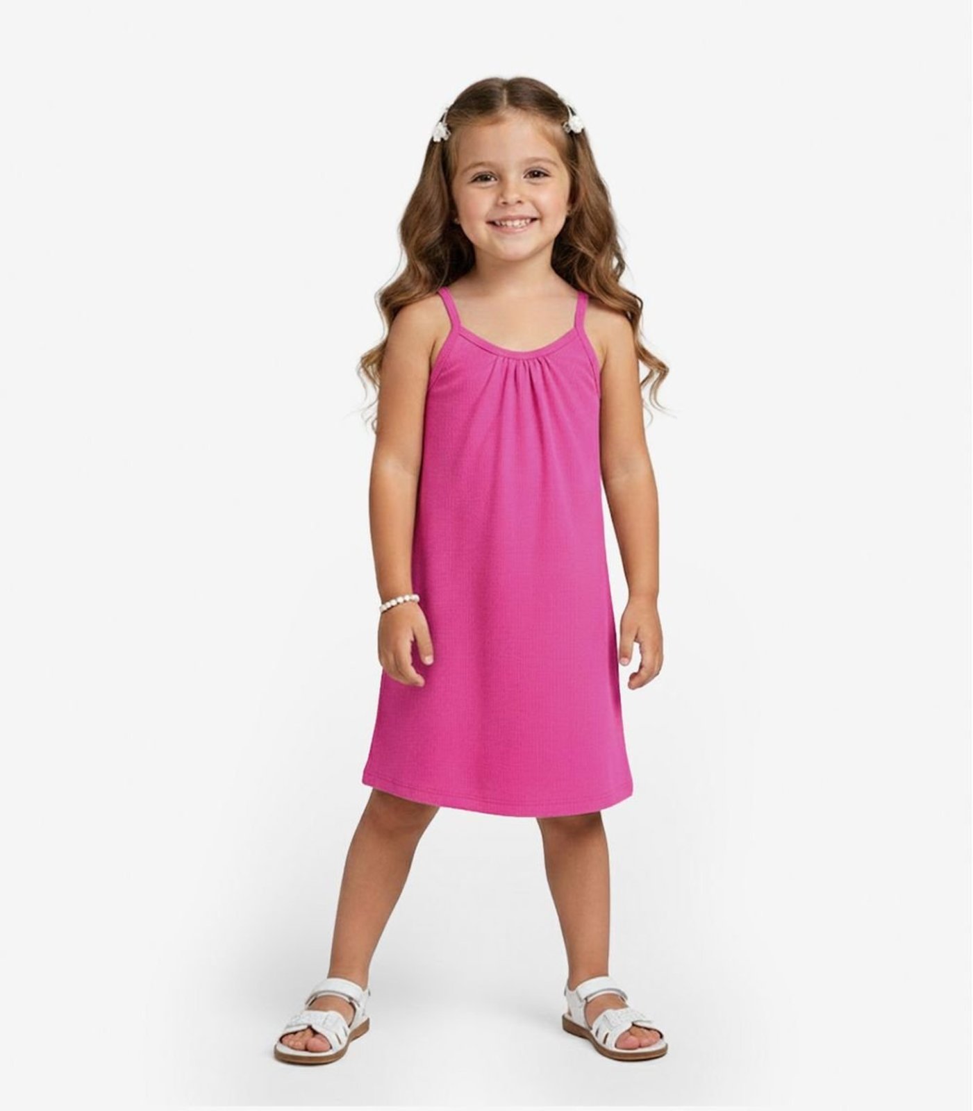 Infantil - Vestido com Alças Select Rosa