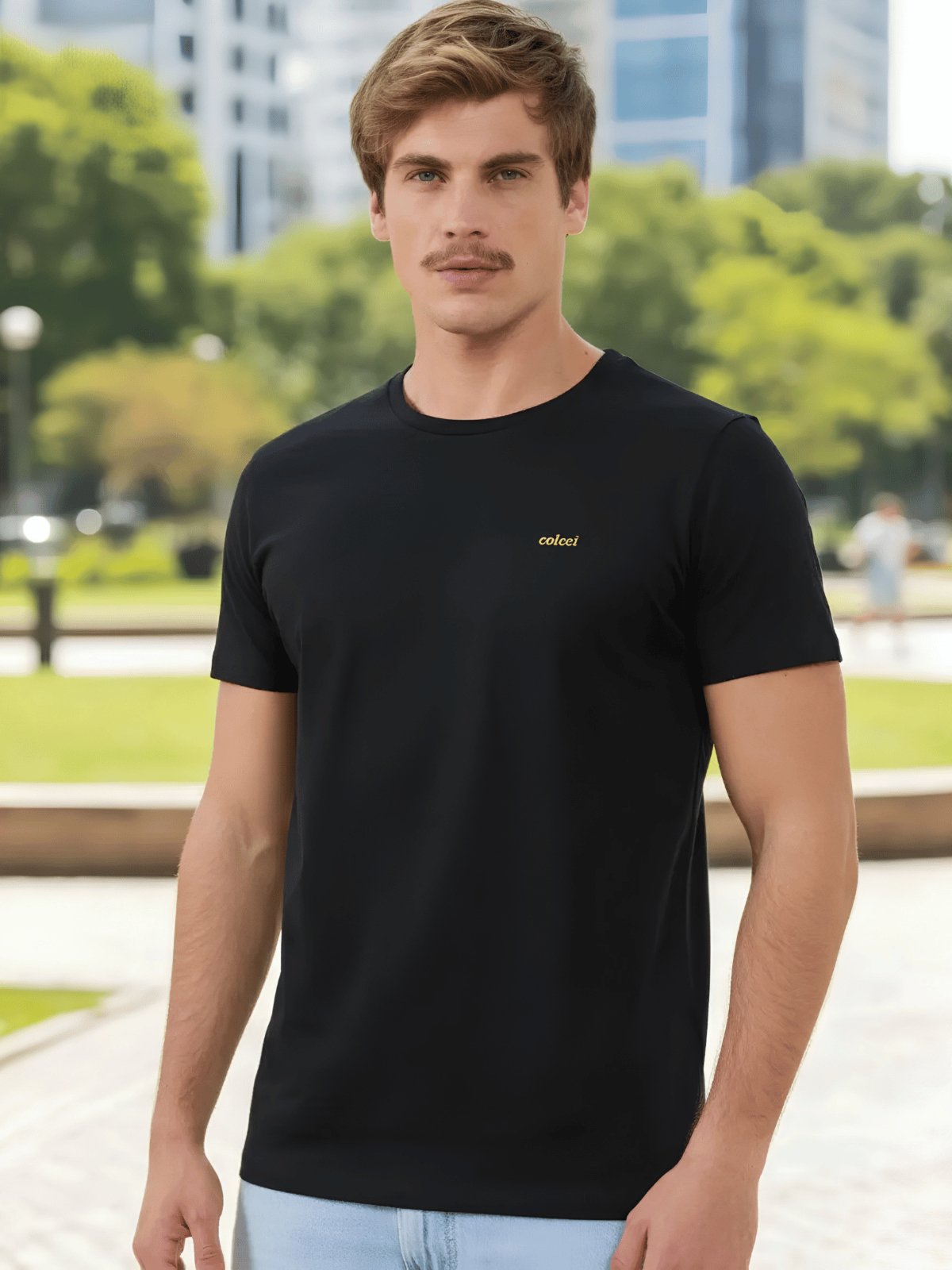 Camiseta Masculina Básica Colcci Cores Básicas