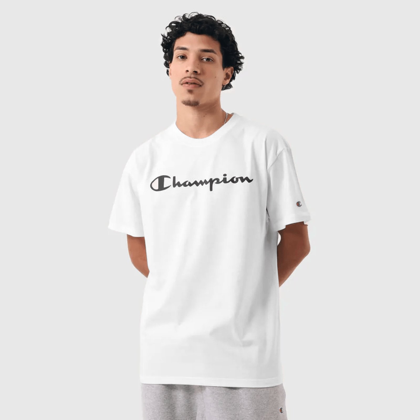 CAMISETA CHAMPION ACTIVE SCRIPT LOGO INK