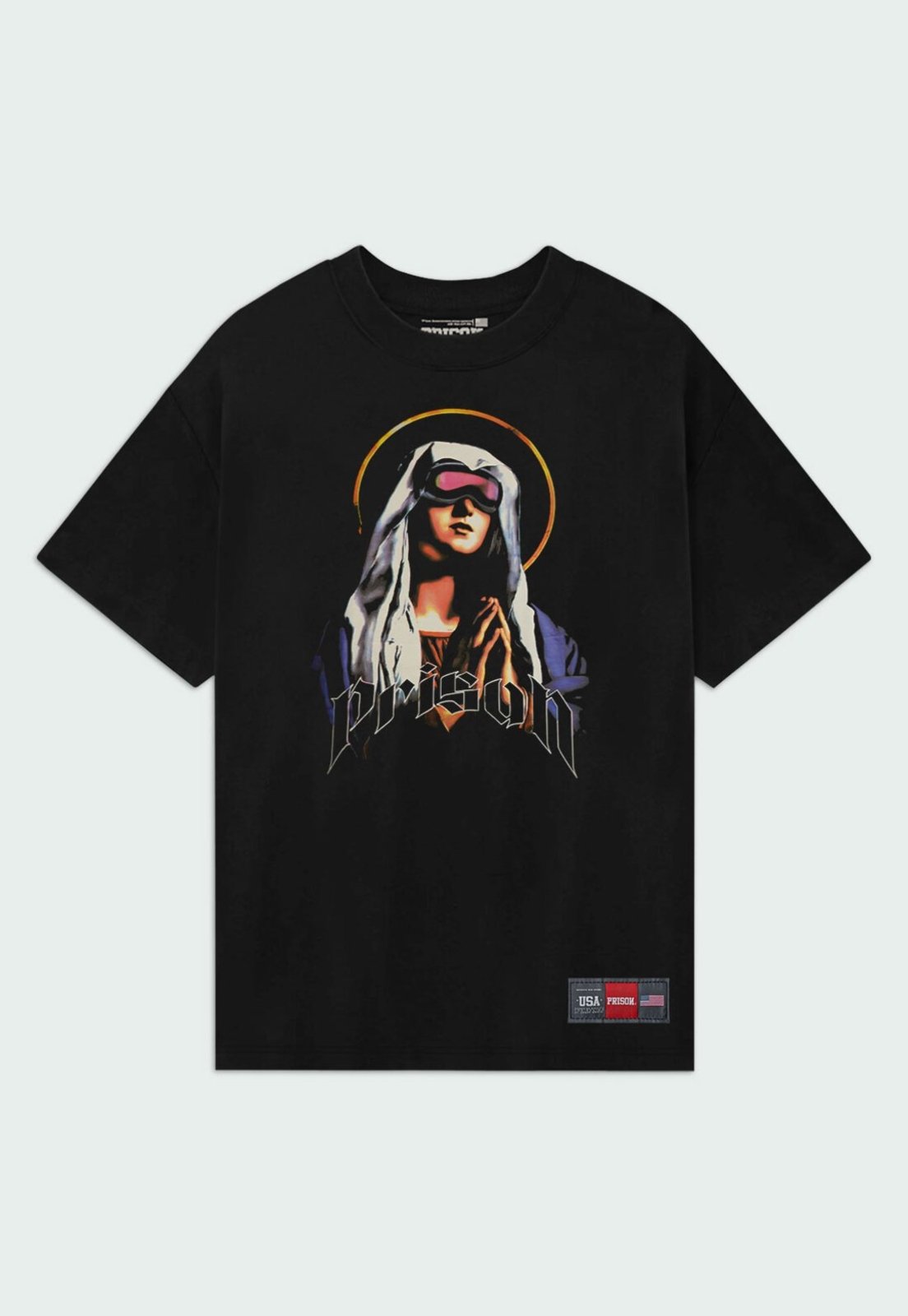 Camiseta Streetwear Saint Preta Preto