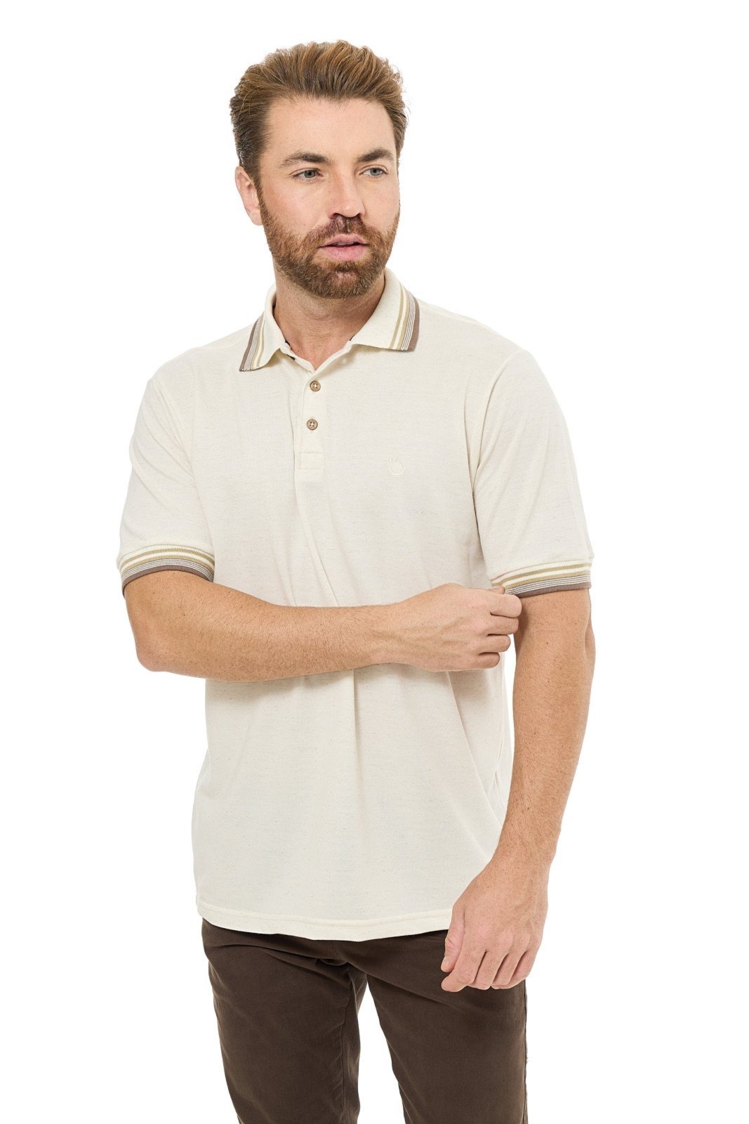 Camisa Gola Polo Olimpo Piquet Linho