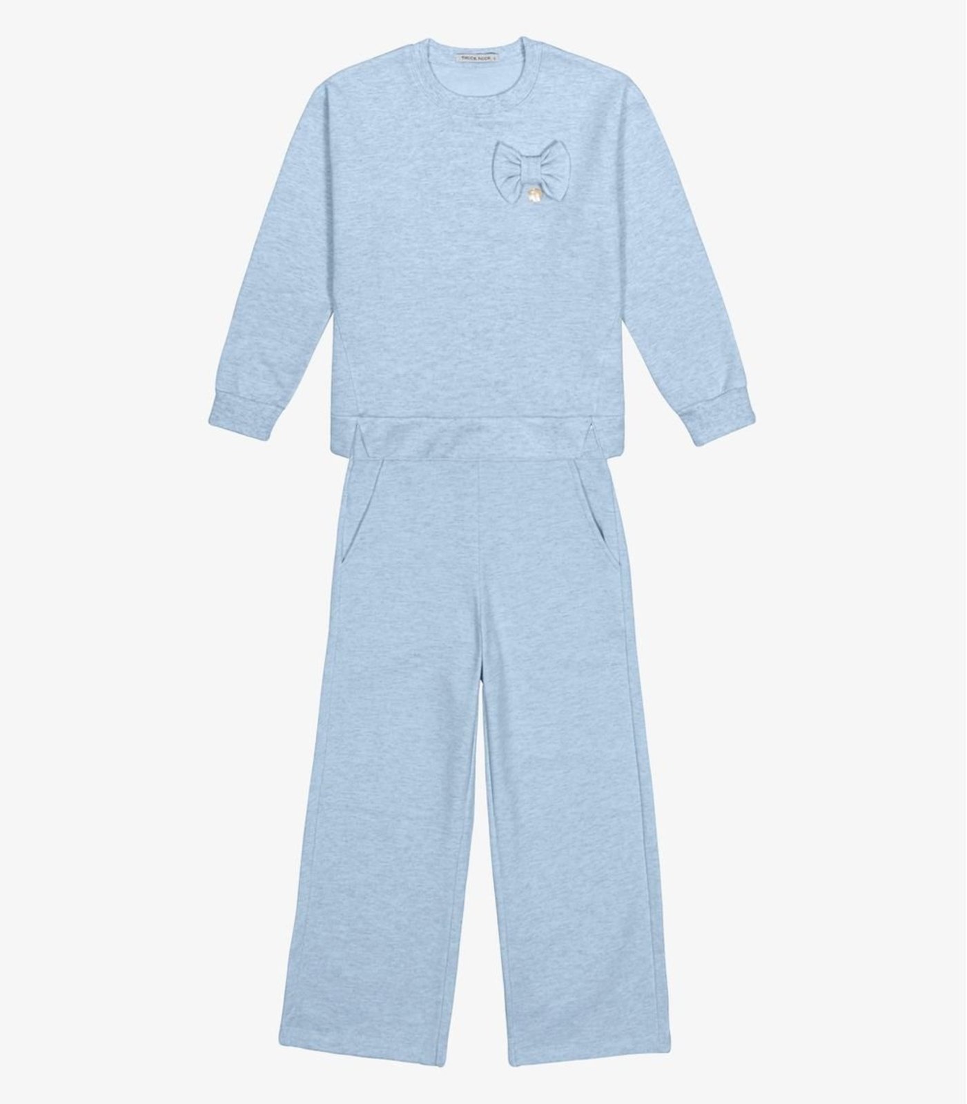 Infantil - Conjunto Blusão Com Calça Moletom Trick Nick Azul