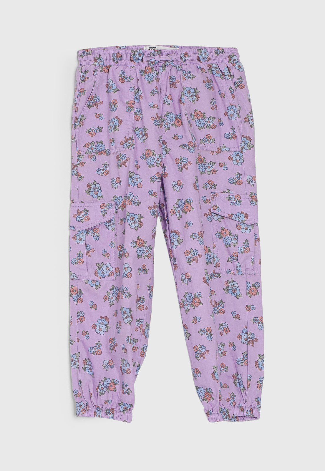 Vista 2 Infantil - Calça Cotton On Floral Cotton On lilás