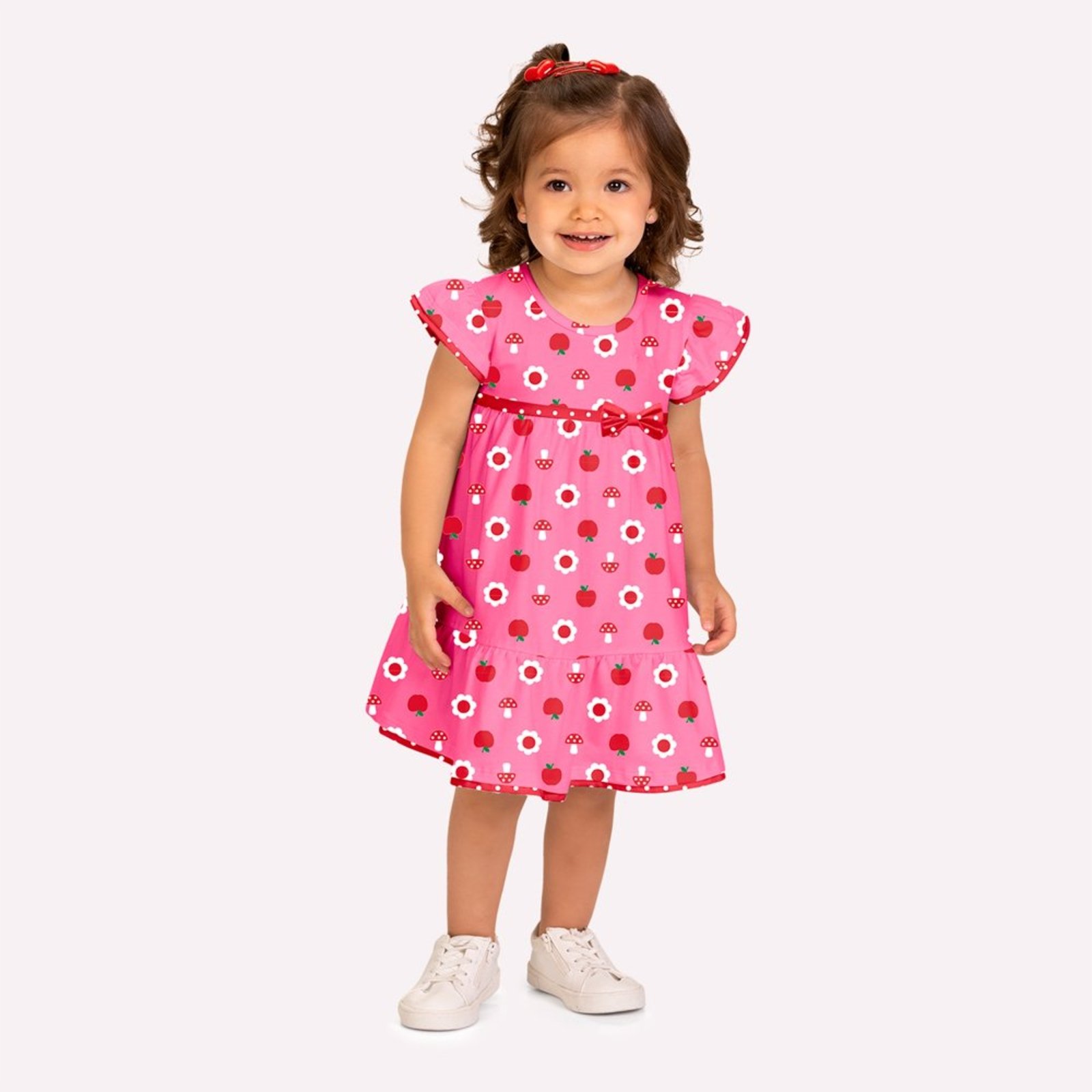 Infantil - Vestido Menina em Cotton Kyly