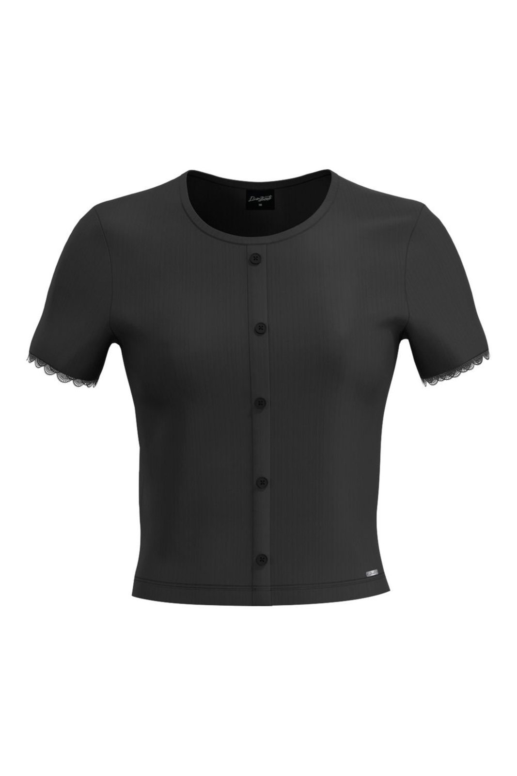 Infantil - Blusa Juvenil Menina Renda Elian Beats Preto