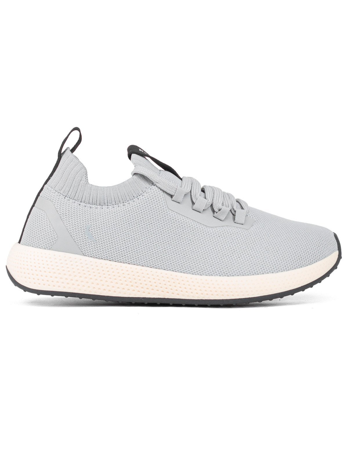Tênis Masculino Reserva RSV Go Fresh Knit Flexível Elástico Confortável Cinza Gelo