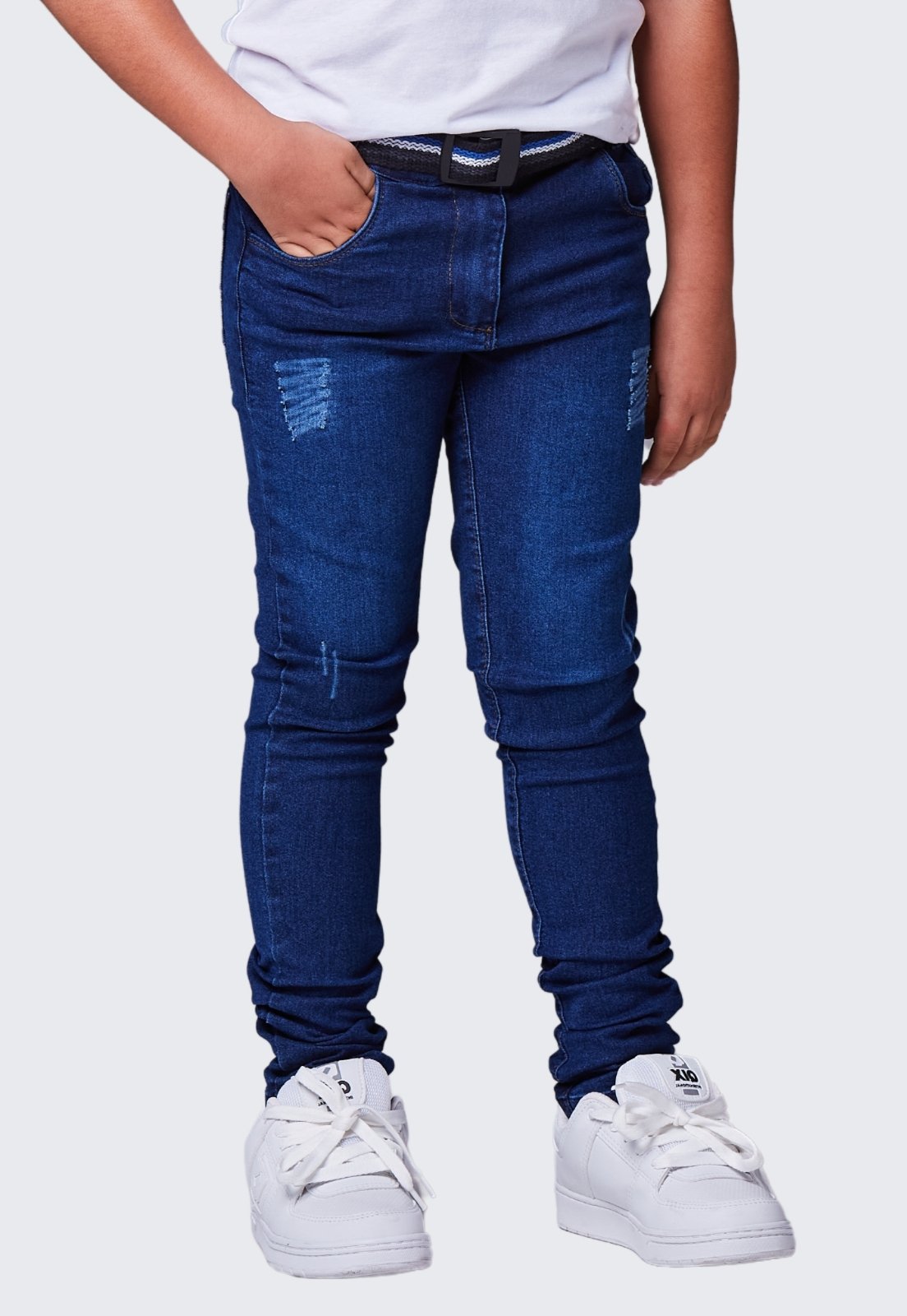 Infantil – Calça Skinny Jeans Daze Modas Jeans Escuro