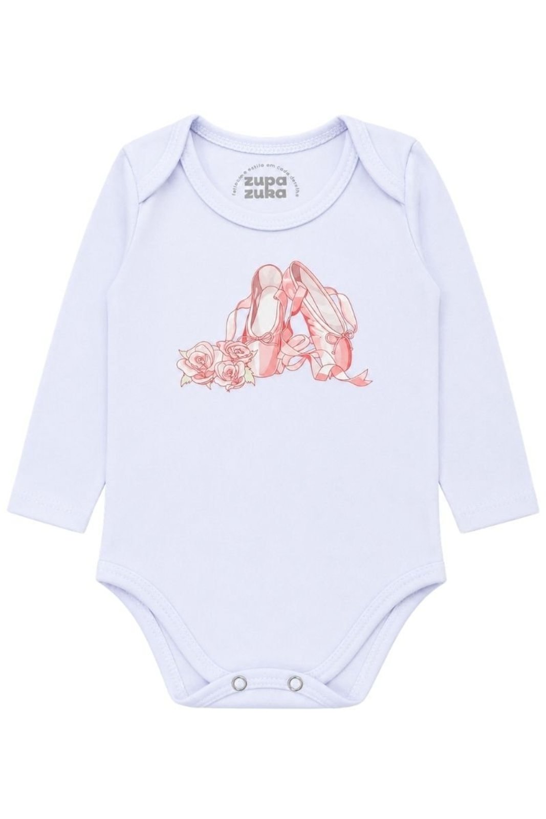 Infantil - Kit Menina 3 Peças Suedine Algodão Body Manga Longa Curta + Calça Bailarina