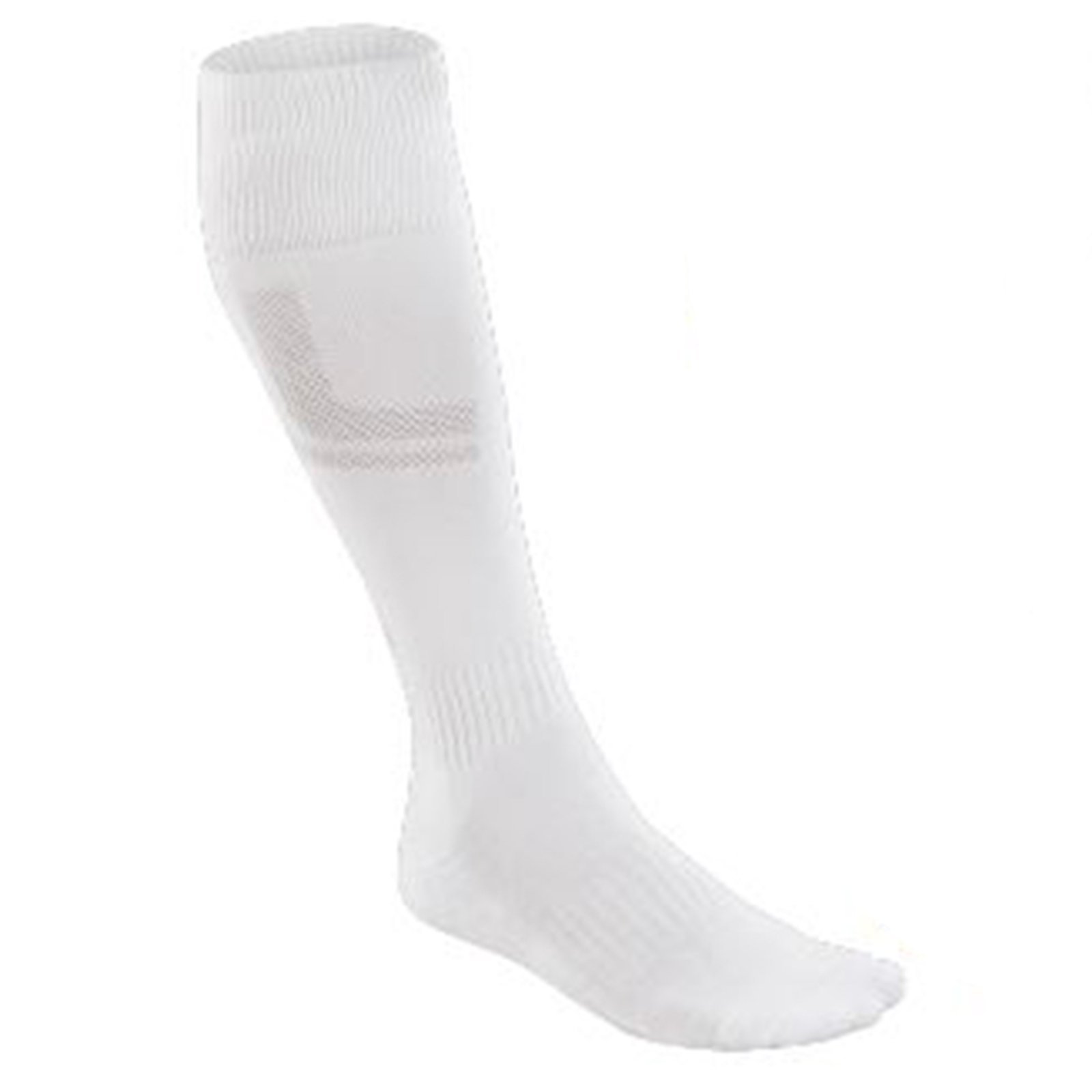 Vista 3 Meia de Futebol Lupo Cano Longo Adulto Branco azul Lupo azul